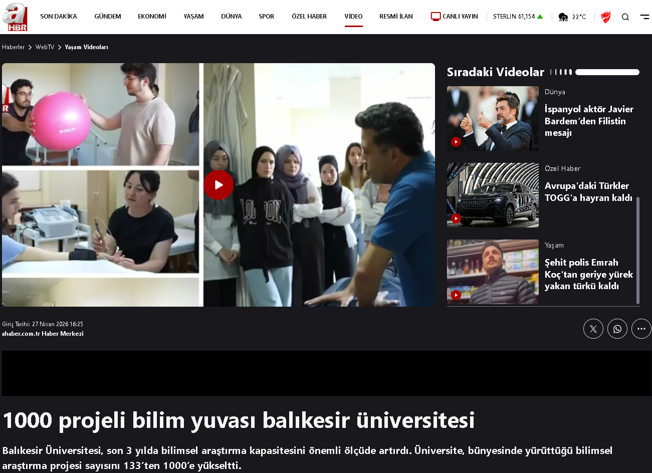 1000 projeli bilim yuvası balıkesir üniversitesi