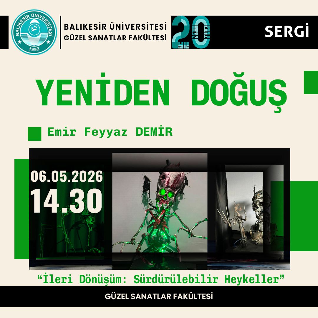The exhibition titled “Rebirth” by Emir Feyyaz DEMİR has opened 8