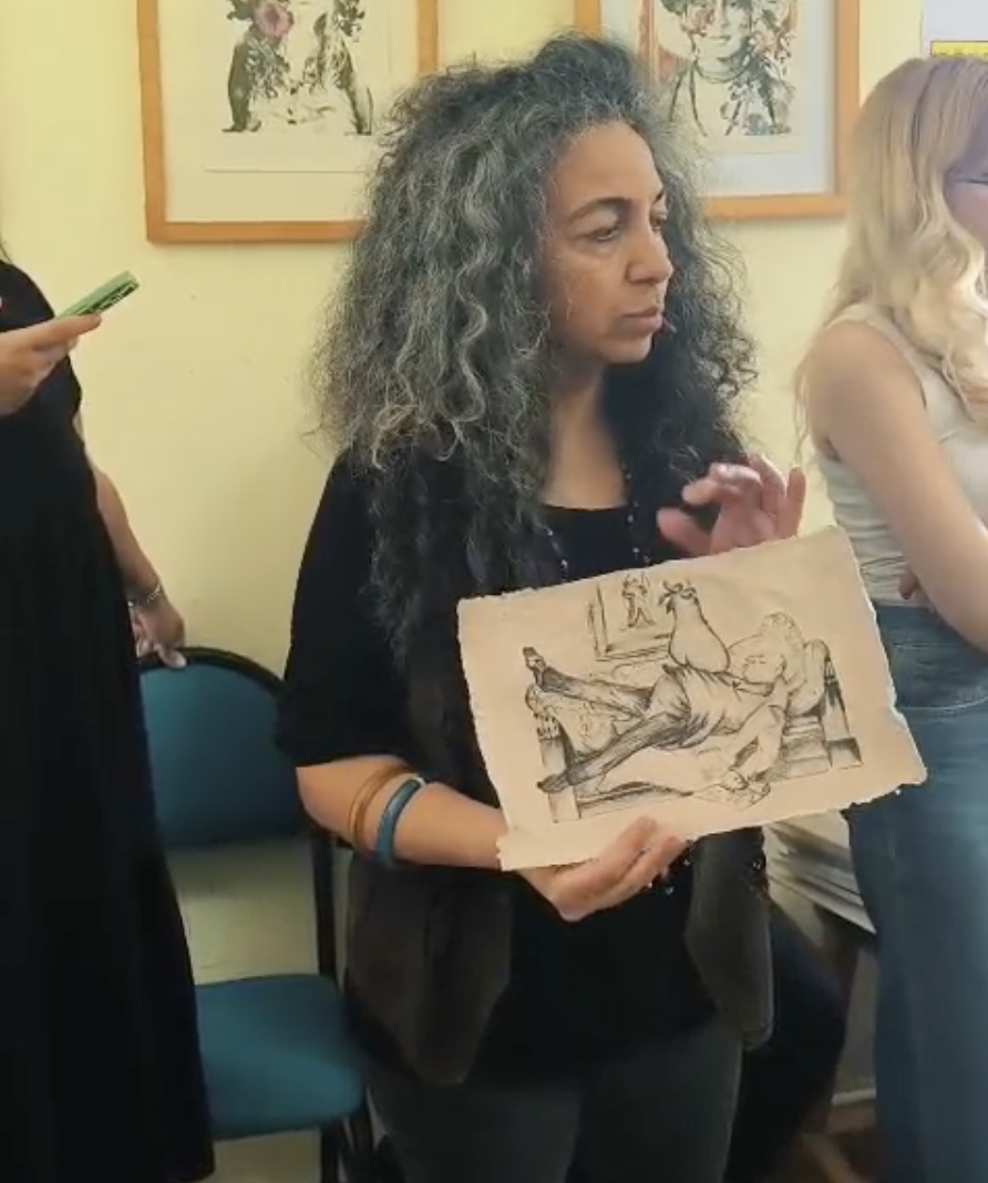 The “Introduction to Printmaking” Workshop Was Held 8