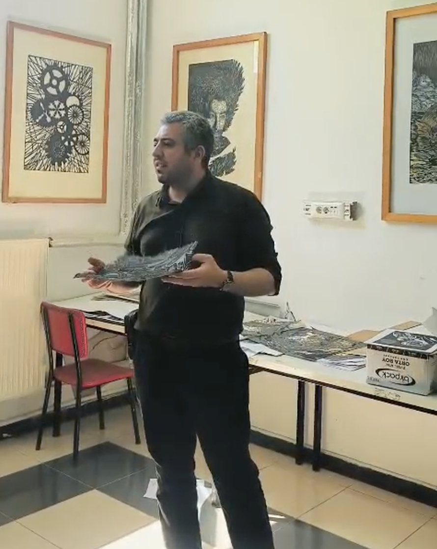 The “Introduction to Printmaking” Workshop Was Held 6