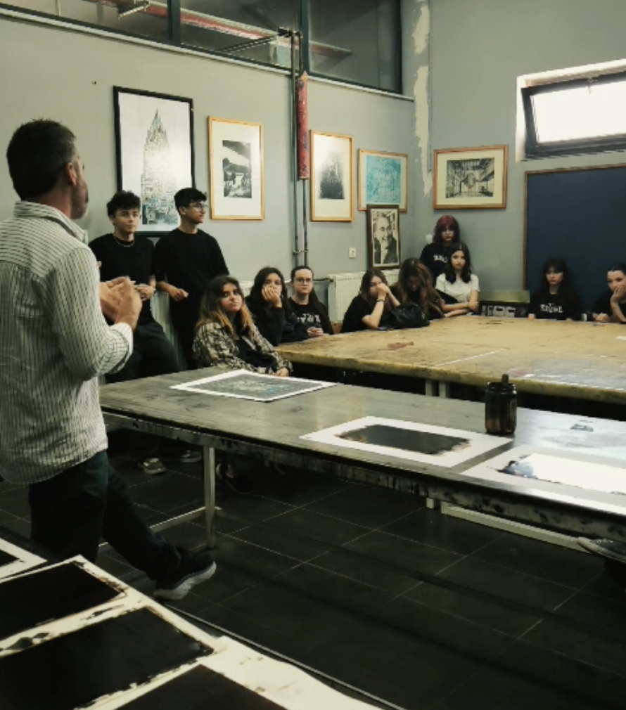 The “Introduction to Printmaking” Workshop Was Held 4