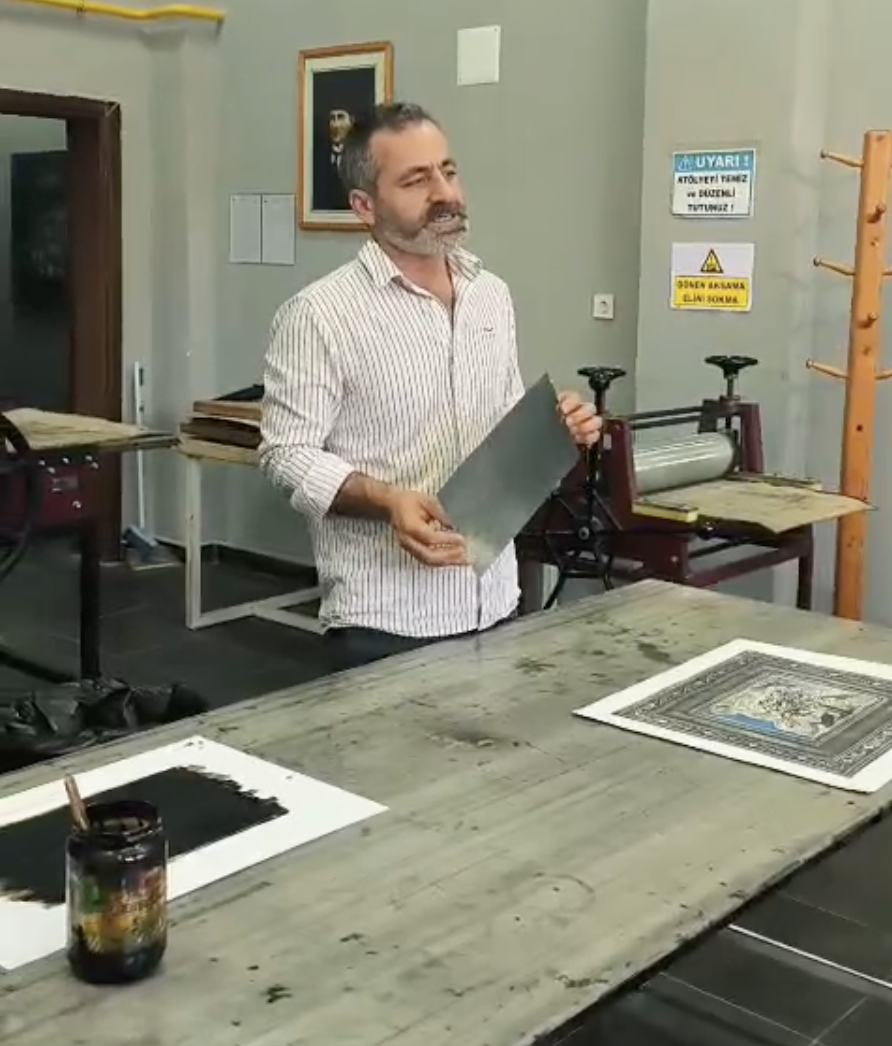 The “Introduction to Printmaking” Workshop Was Held 3