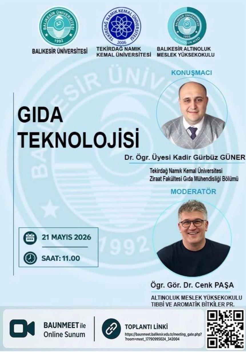 Modern Tarım ve Gıda Teknolojileri Seminerleri Başladı 2