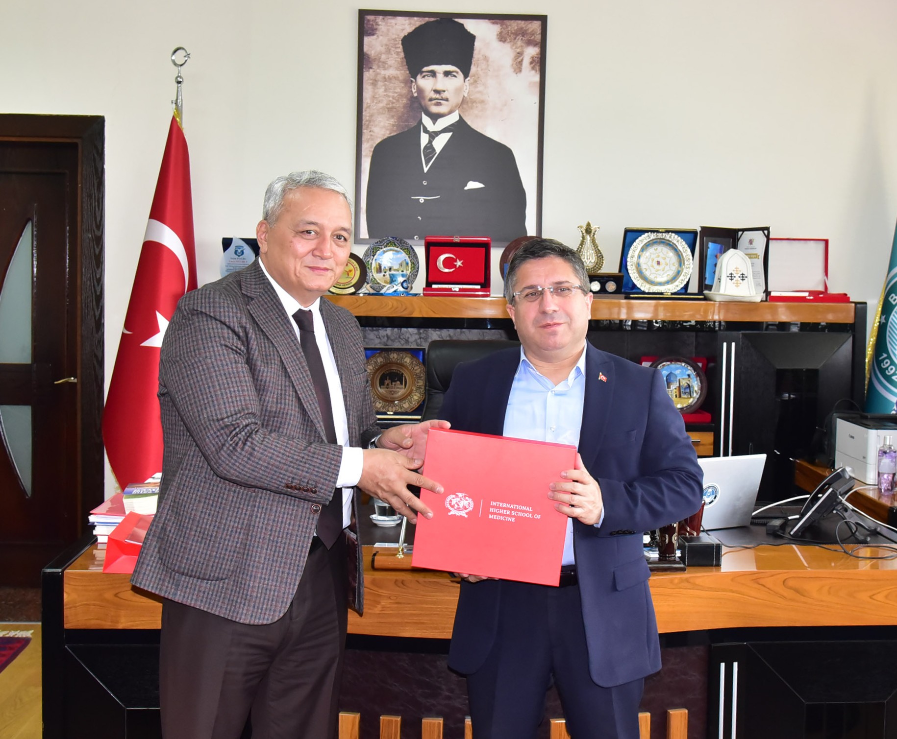 Kırgızistan Uluslararası Üniversitesinden BAÜN’e Akademik İş Birliği Ziyareti 10