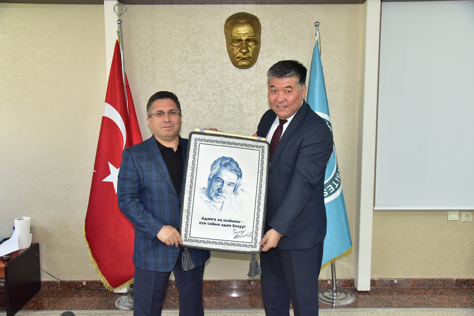 Kırgızistan Uluslararası Üniversitesinden BAÜN’e Akademik İş Birliği Ziyareti 7