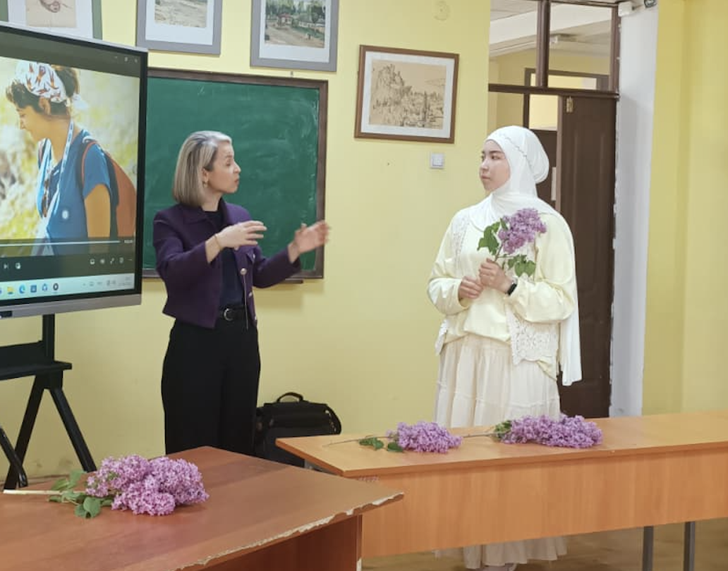 The Presentation “Cultural Heritage, Art and Balıkesir University” and the “Sustainable Cultural Printmaking” Workshop Were Held at Osh State University in Kyrgyzstan