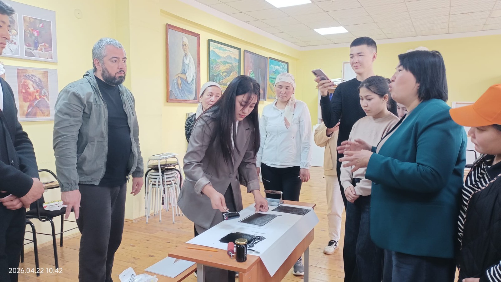 A workshop titled “Cultural Sustainability from Balıkesir” was held at Osh State University in Kyrgyzstan. 2