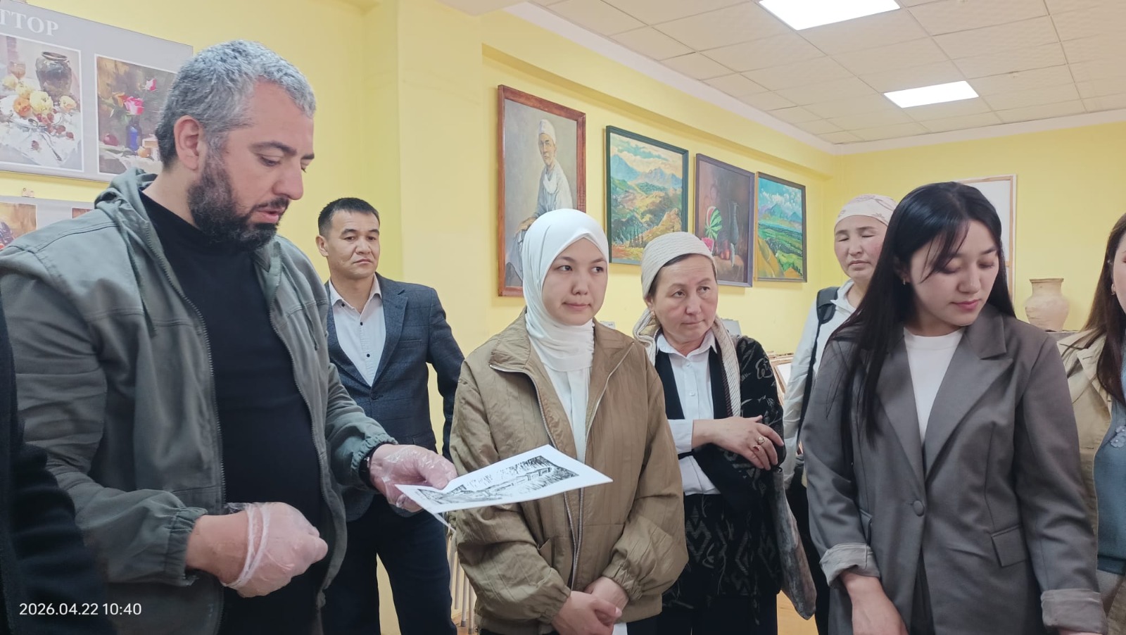A workshop titled “Cultural Sustainability from Balıkesir” was held at Osh State University in Kyrgyzstan. 3