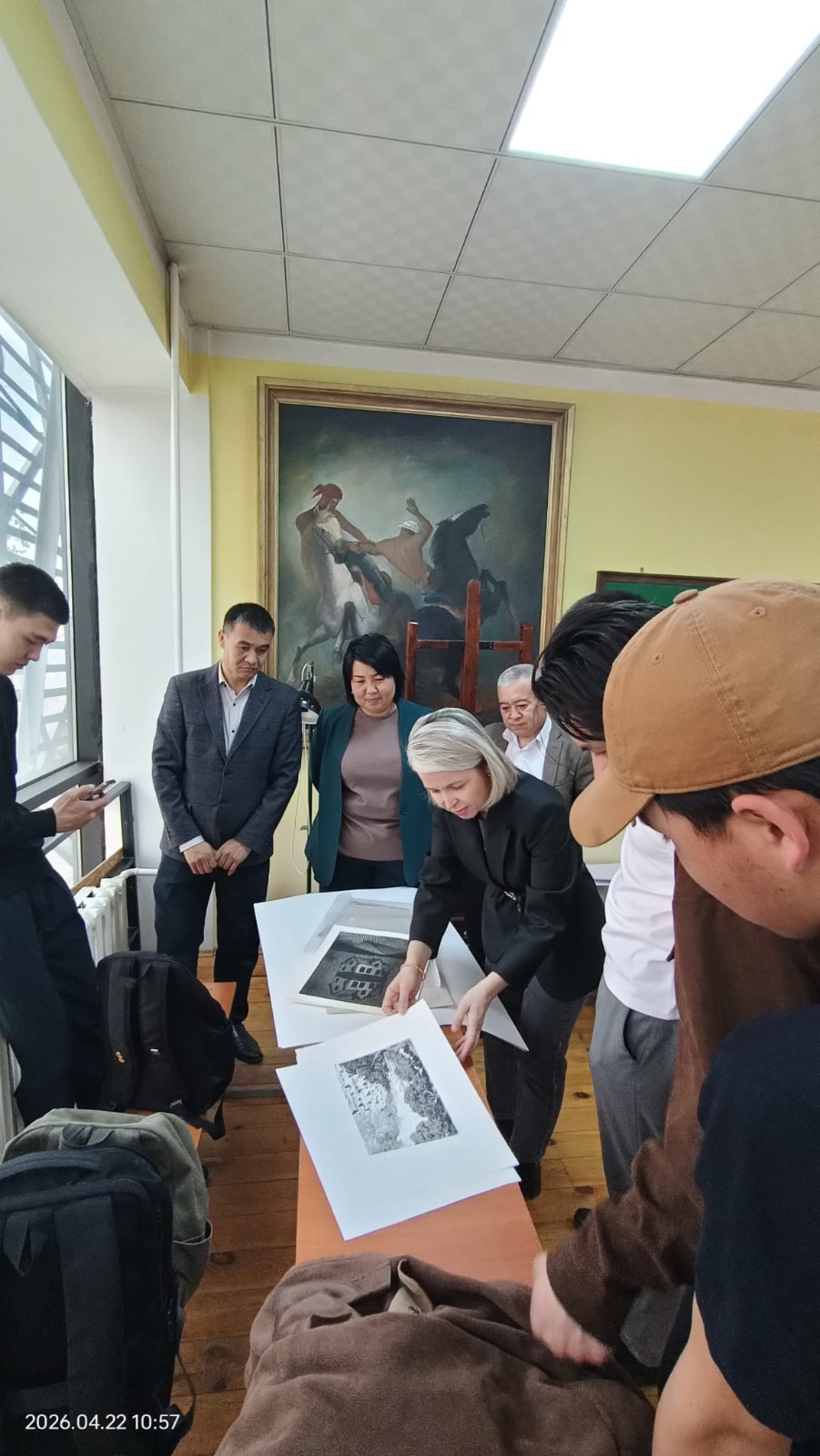 The Presentation “Cultural Heritage, Art and Balıkesir University” and the “Sustainable Cultural Printmaking” Workshop Were Held at Osh State University in Kyrgyzstan 4