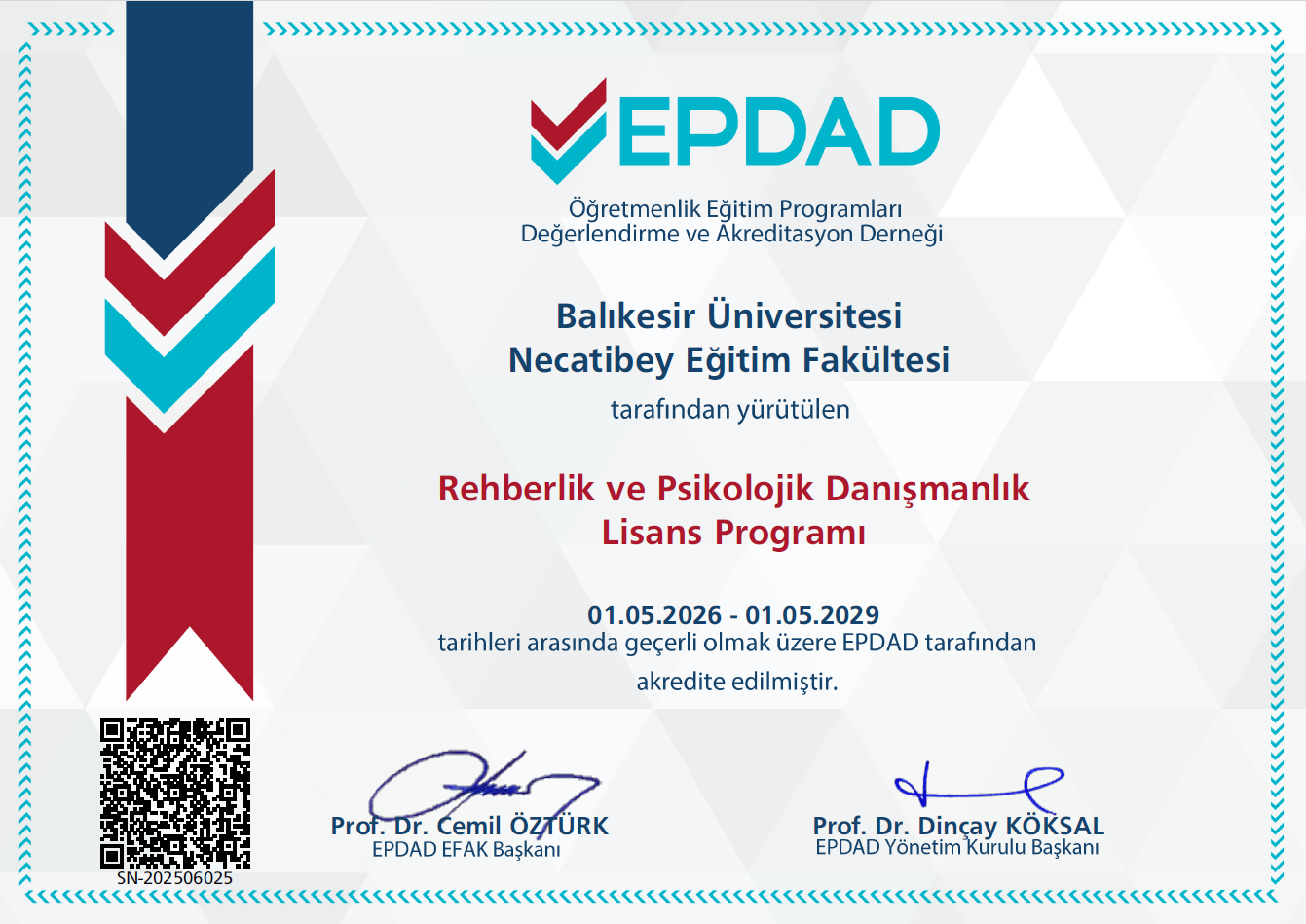 BAÜN Necatibey Eğitim Fakültesinde EPDAD Akreditasyonu Başarısı 4