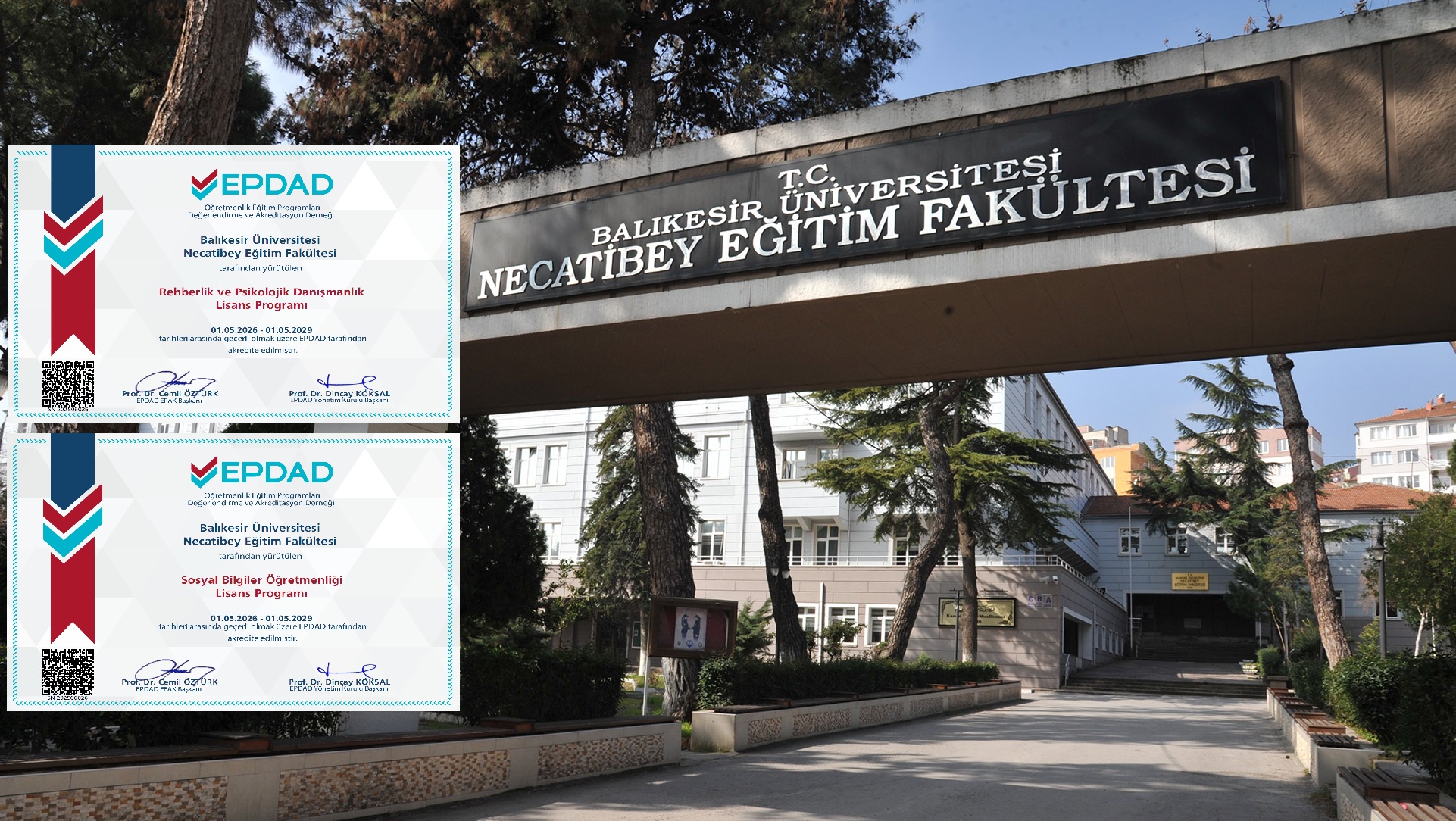 BAÜN Necatibey Eğitim Fakültesinde EPDAD Akreditasyonu Başarısı