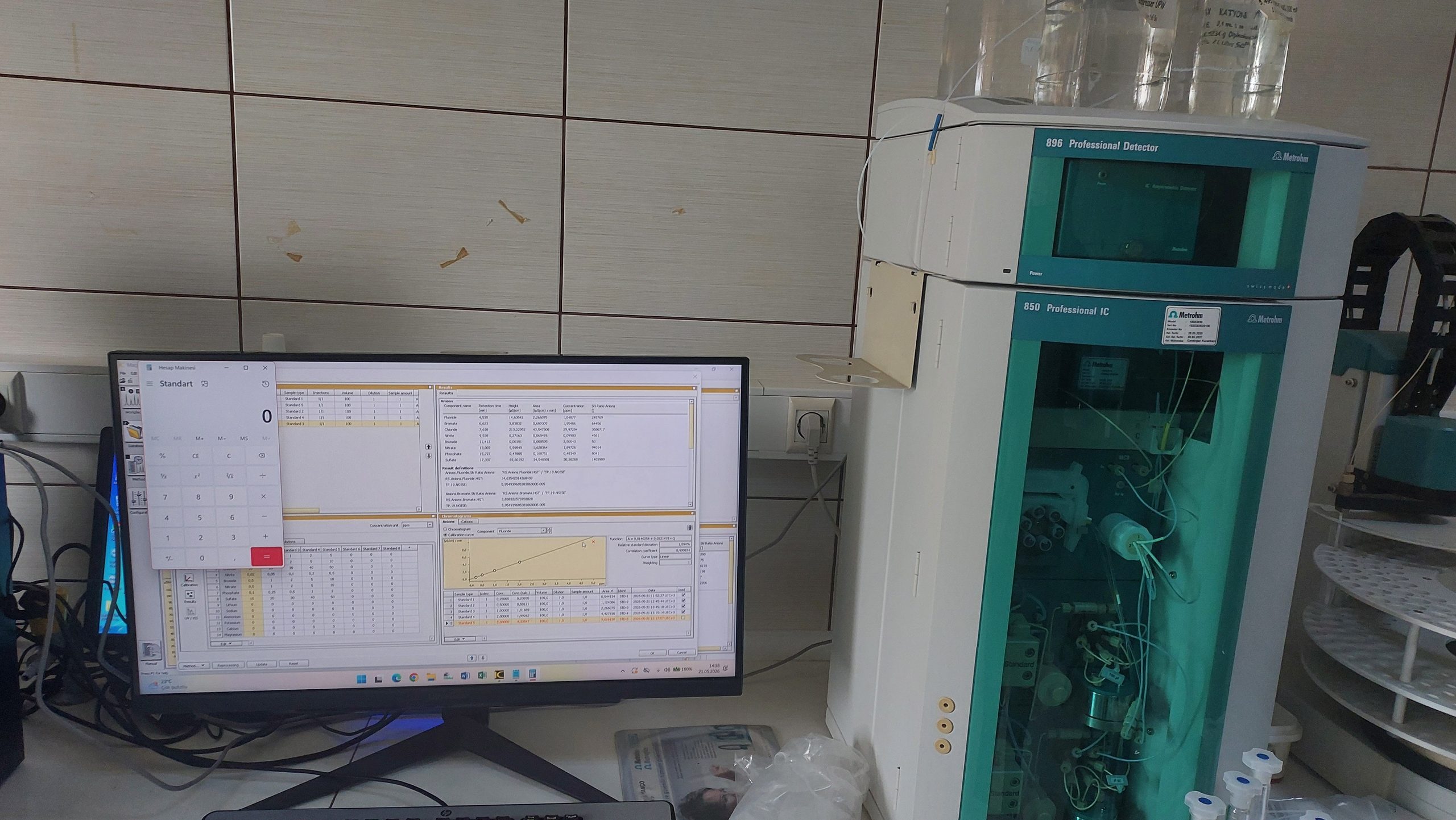 İyon Kromatografi (IC) Sistemi Yeniden Faaliyete Geçti 1