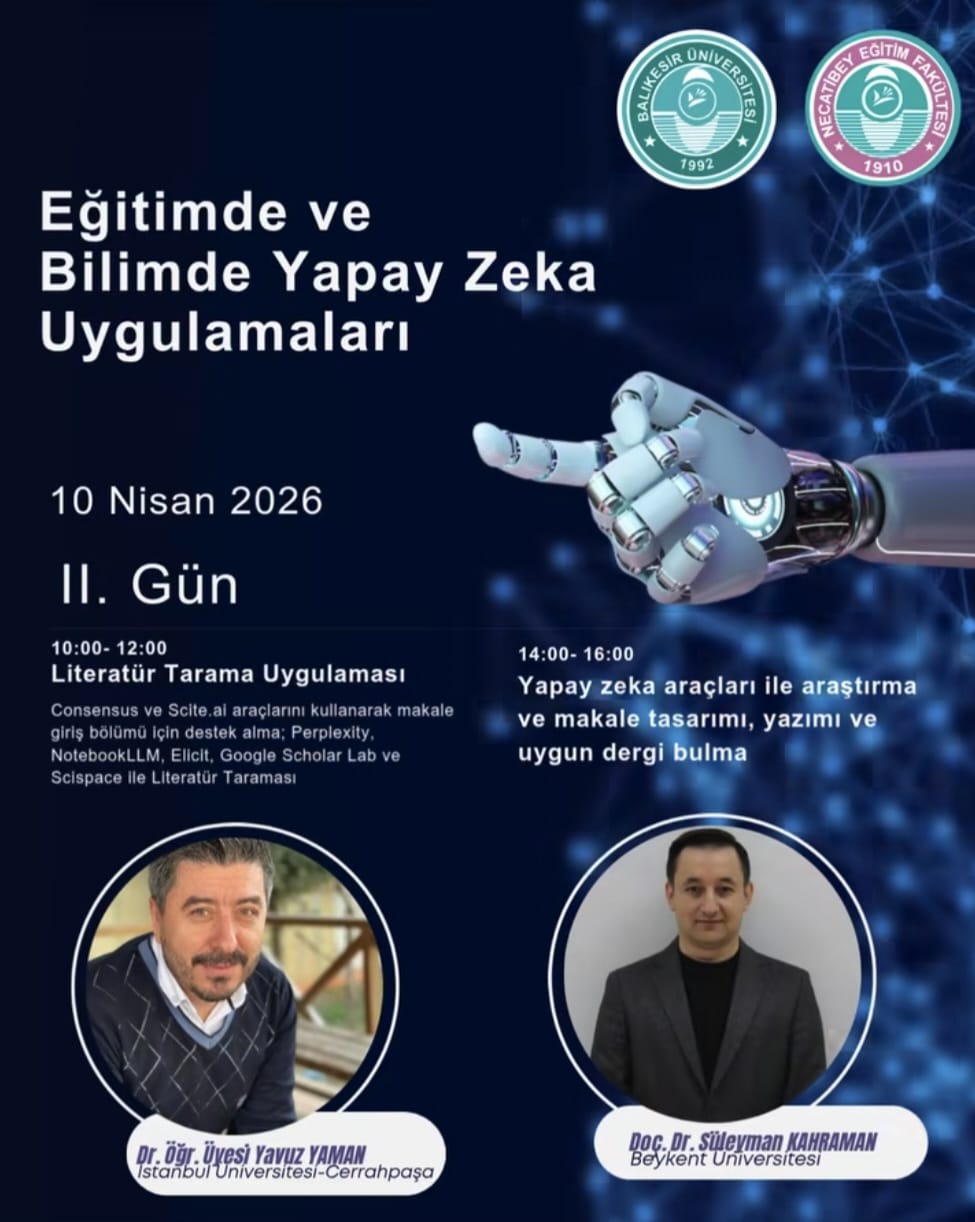 Eğitimde ve Bilimde Yapay Zeka Uygulamaları 3