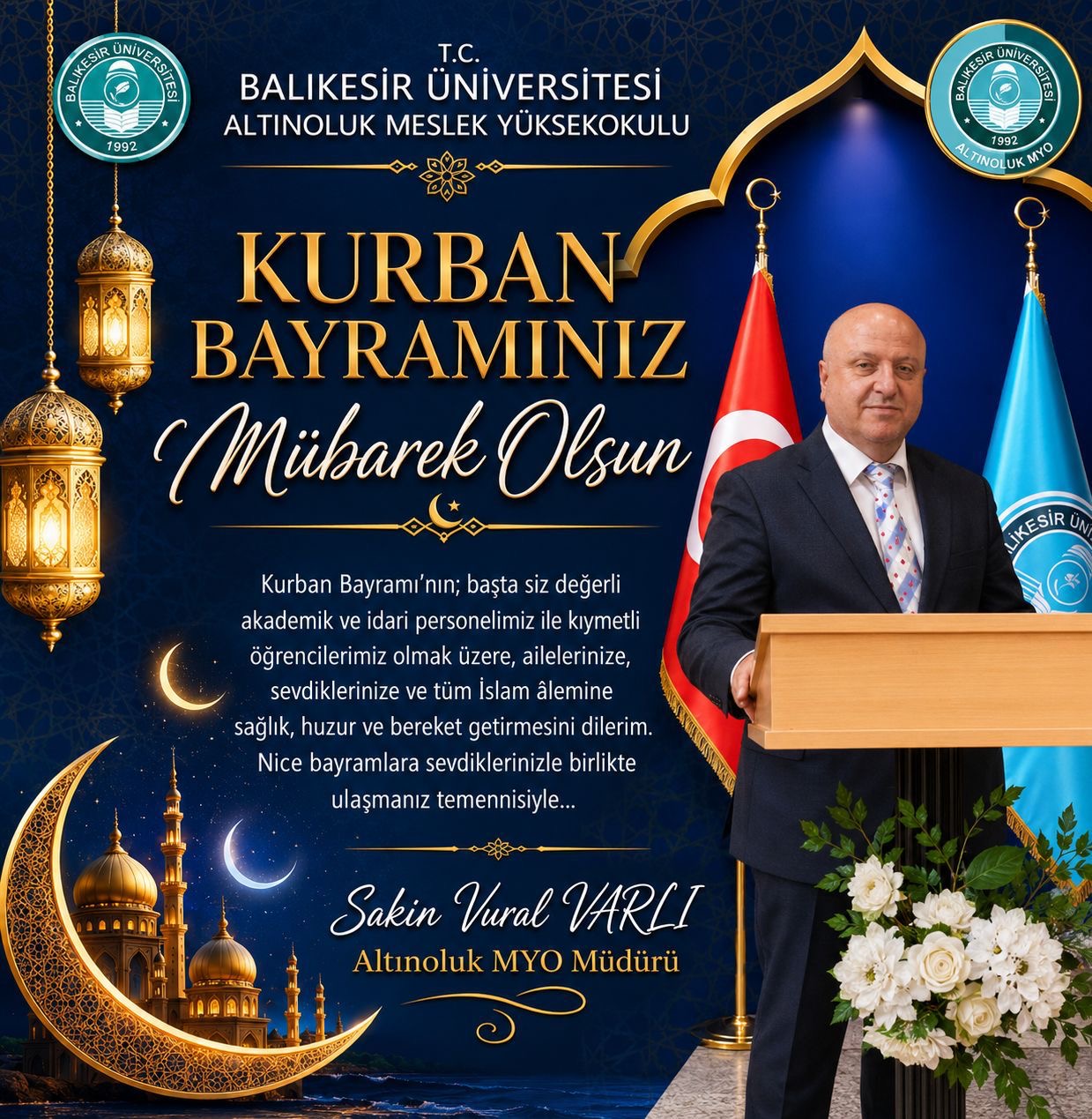 Müdürümüzün Bayram Mesajı