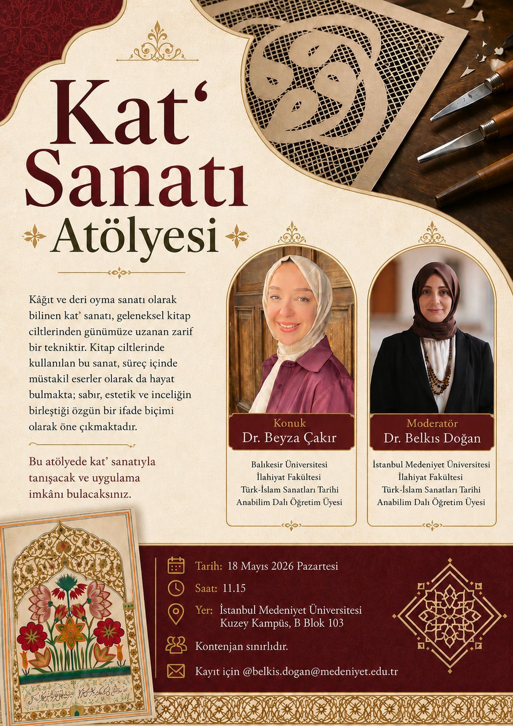 Kat Sanatı Atölyesi İstanbul Medeniyet Üniversitesinde Gerçekleştirildi 9