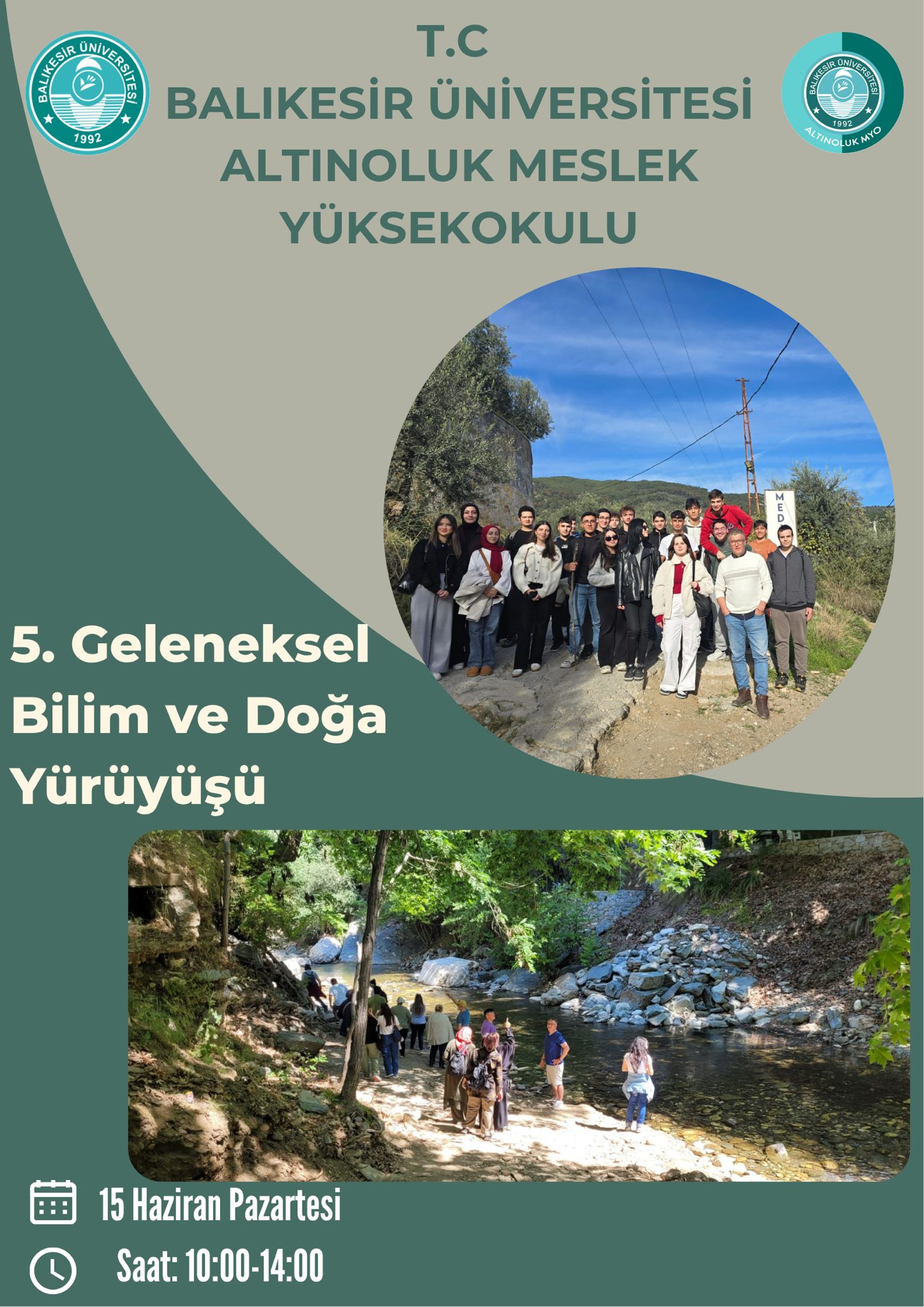 5. Geleneksel Bilim ve Doğa Yürüyüşü etkinliği