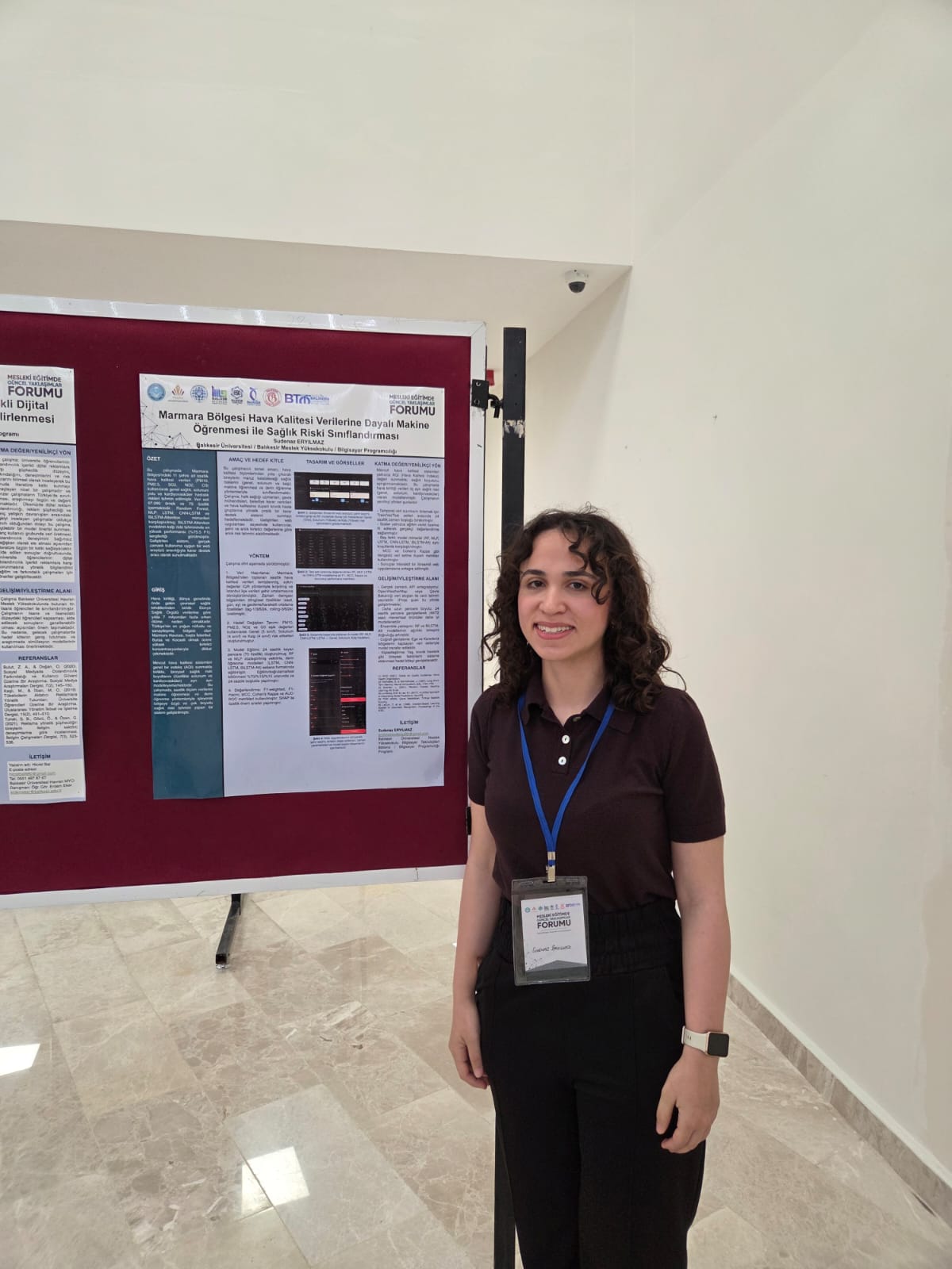 Bilgisayar Programcılığı Öğrencilerimizden Mesleki Eğitimde Güncel Yaklaşımlar Forumu’nda Poster Sunumu 2