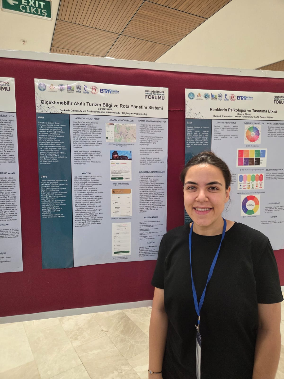 Bilgisayar Programcılığı Öğrencilerimizden Mesleki Eğitimde Güncel Yaklaşımlar Forumu’nda Poster Sunumu 1