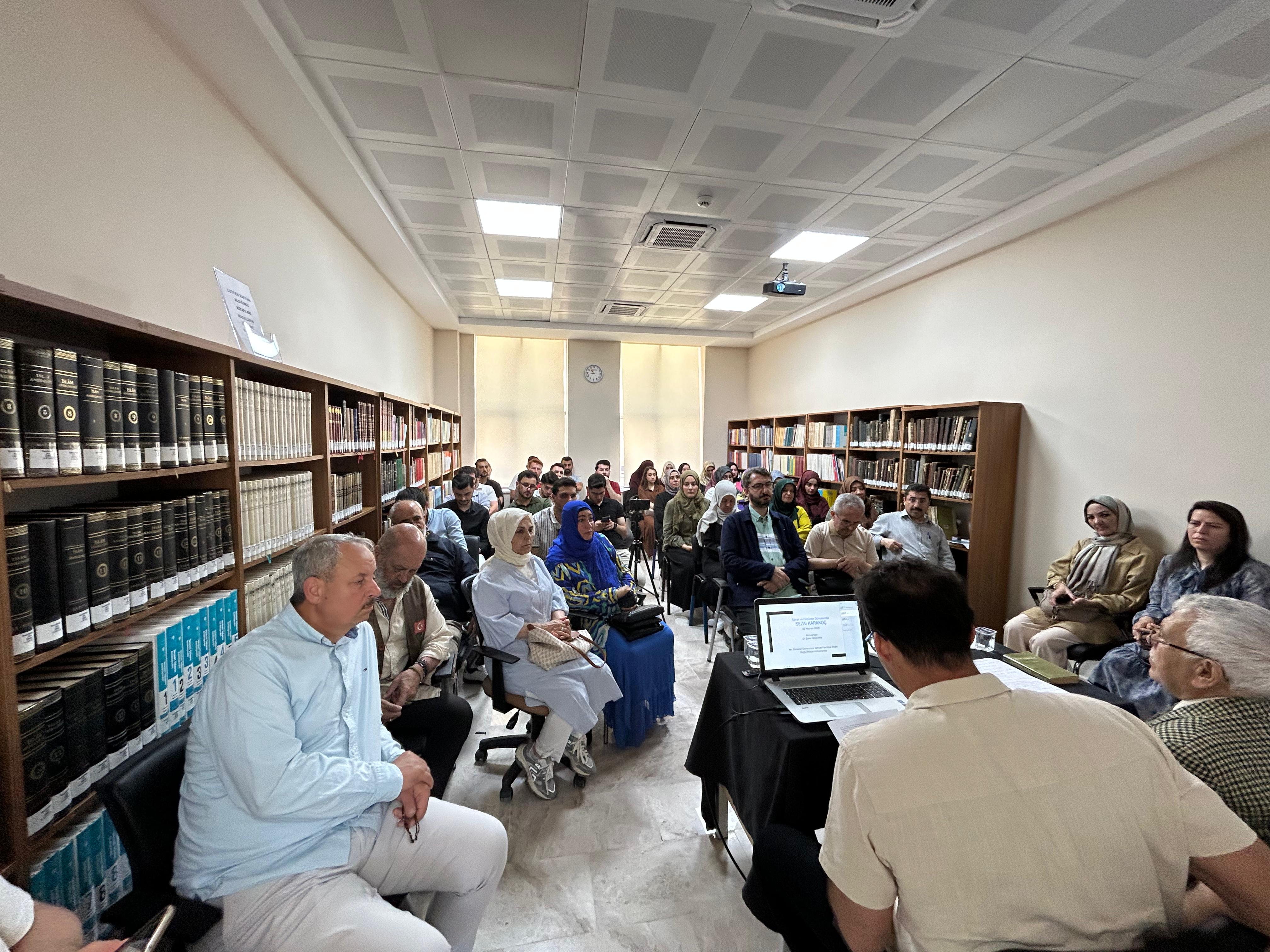 FAKÜLTEMİZDE ÜSTAD SEZAİ KARAKOÇ'U ANDIK 1