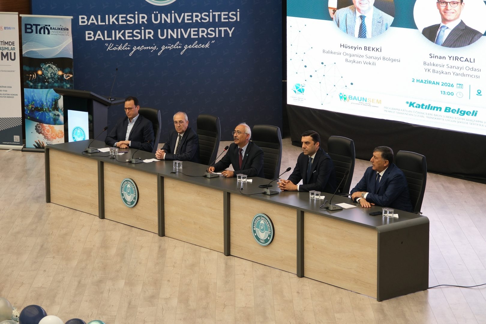 Mesleki Eğitimde Üniversite-Sanayi İş Birliği BAÜN’de Masaya Yatırıldı 6