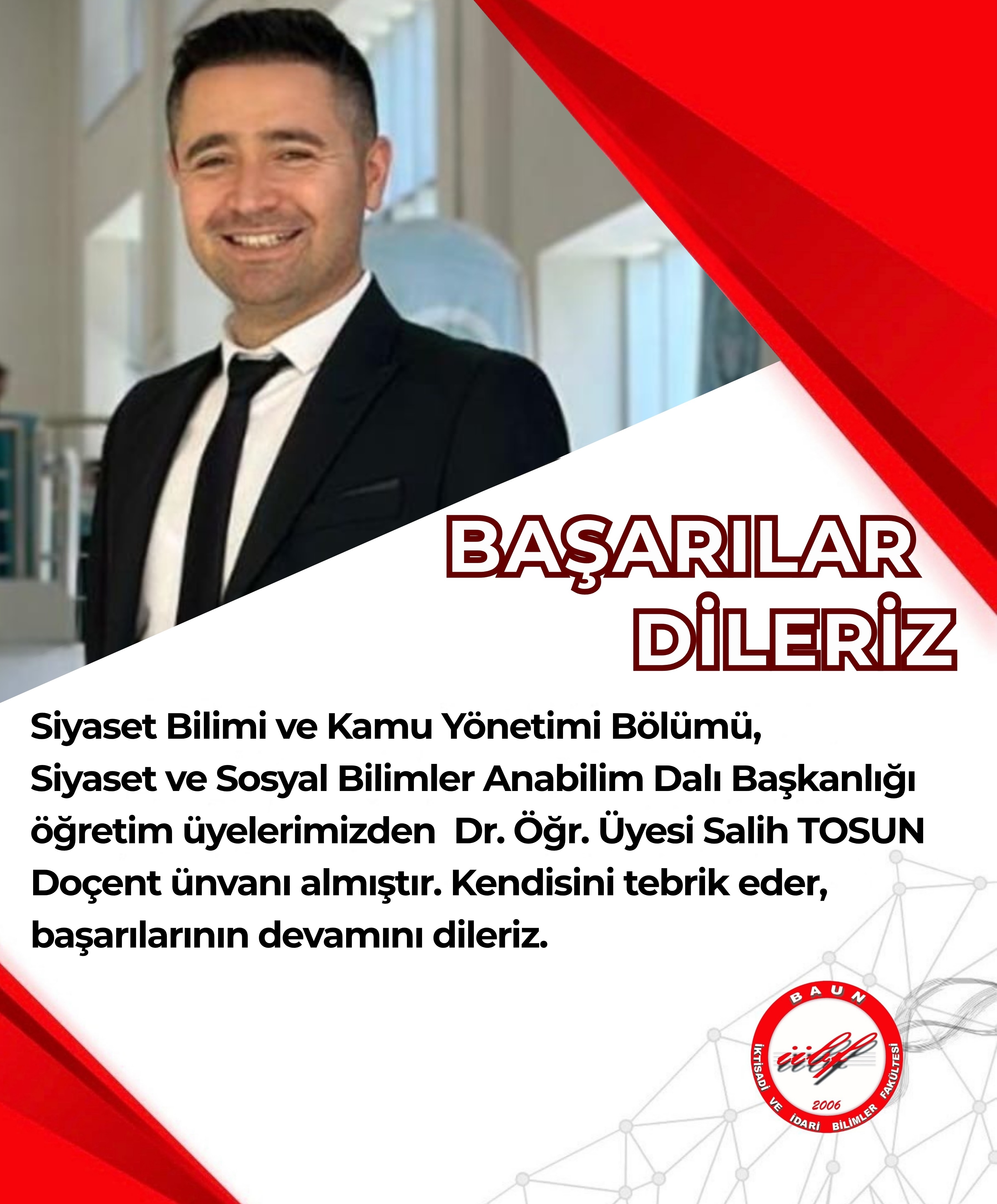 Tebrik Ederiz...