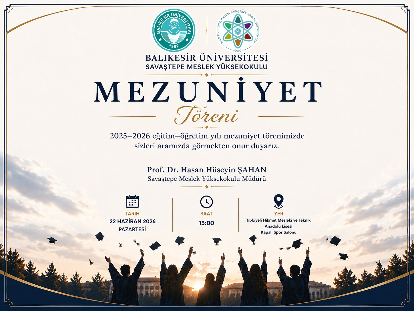 Mezuniyet Töreni Duyurusu 1