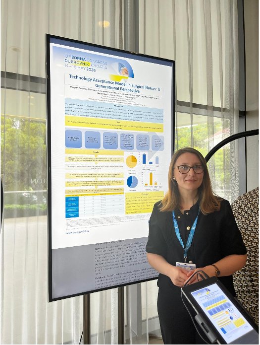 Yüksekokulumuz Öğretim Elemanlarından Öğr. Gör. Naciye Kaya, 14-16 Mayıs 2026 Tarihleri Arasında Dubrovnik/Hırvatistan’da Gerçekleştirilen “12th European Operating Room Nurses Association (EORNA) Congress”e Katılım Sağlamıştır 2