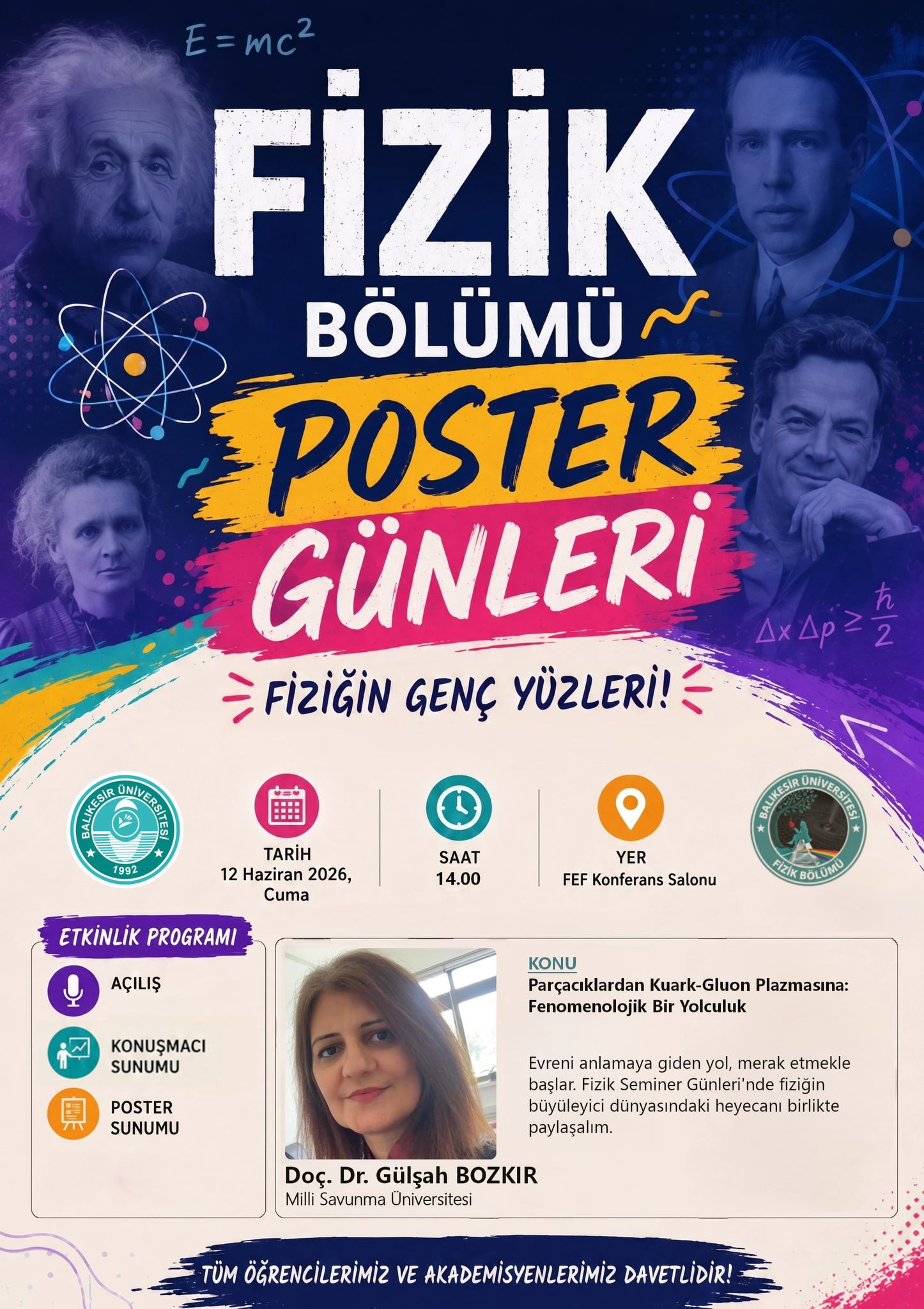 Fizik Bölümü Poster Günleri
