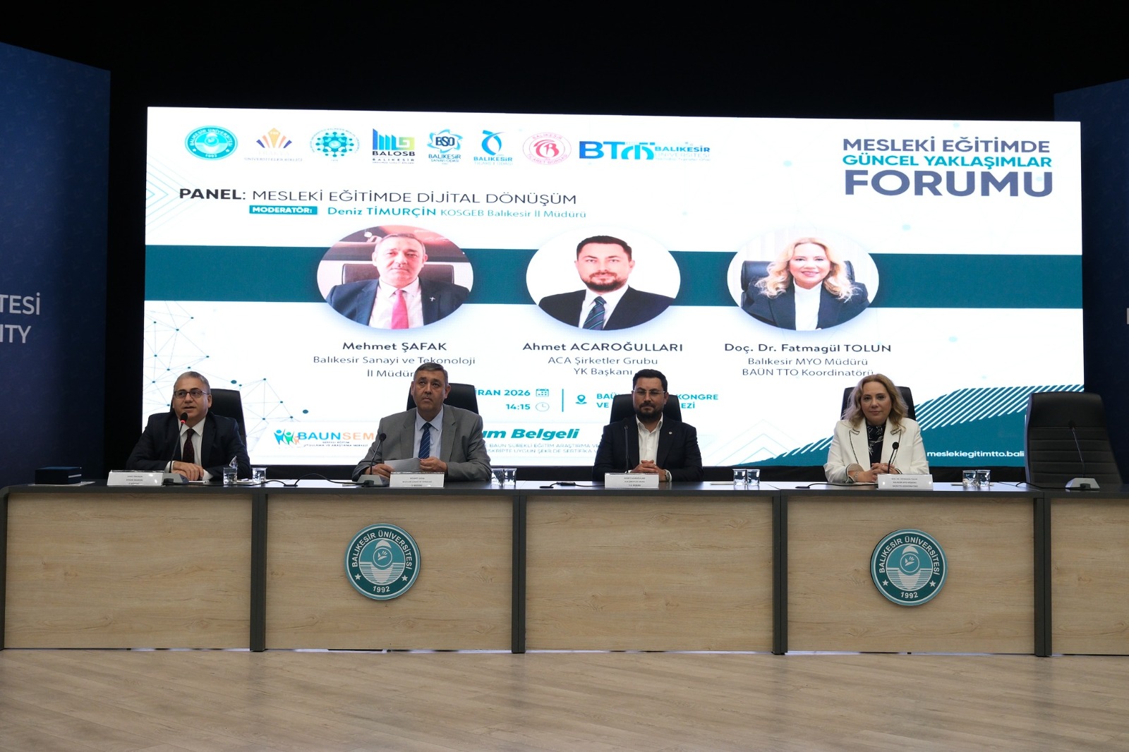 Balıkesir MYO ve Balıkesir TTO İş Birliğinde Düzenlenen “Mesleki Eğitimde Güncel Yaklaşımlar Forumu” Çerçevesinde, “Mesleki Eğitimde Üniversite ve Sanayi Sektör İş Birliğinin Önemi” Başlıklı Paneller Gerçekleştirildi 1