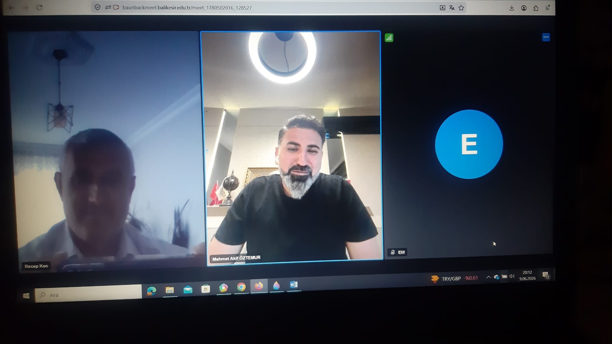 Machinery Program Alumni Meeting: Our 2011 Edremit Vocational School Machinery Program Graduate, Mechanical Engineer Mehmet Akif ÖZTEMUR, Owner of KULE LİFT Engineering, Met with Our Students Online