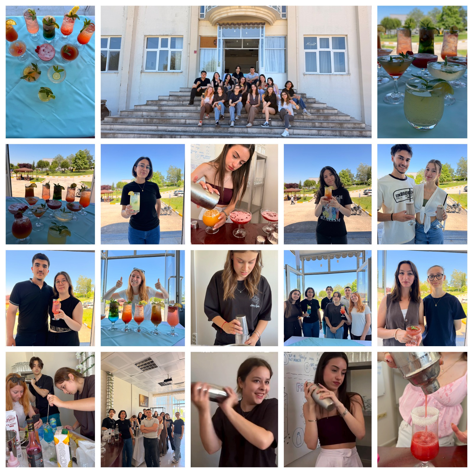 Turizm ve Otel İşletmeciliği Öğrencilerinden Yaratıcı Mocktail Uygulaması