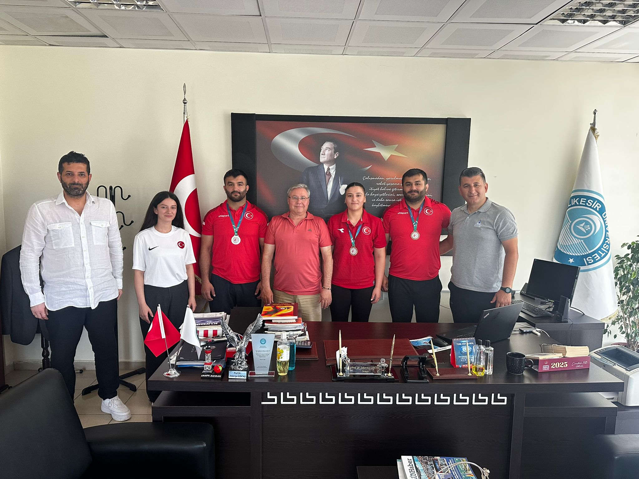 Kuraş Türkiye Şampiyonası'nda Balıkesir Üniversitesi Spor Bilimleri Fakültesi Rüzgârı 2