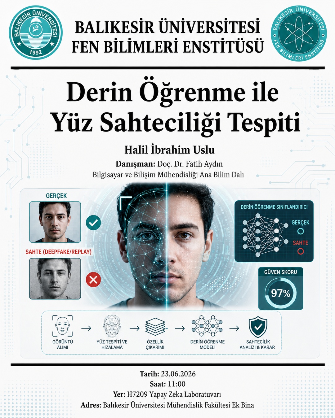 Yüksek Lisans Seminer Duyurusu 2