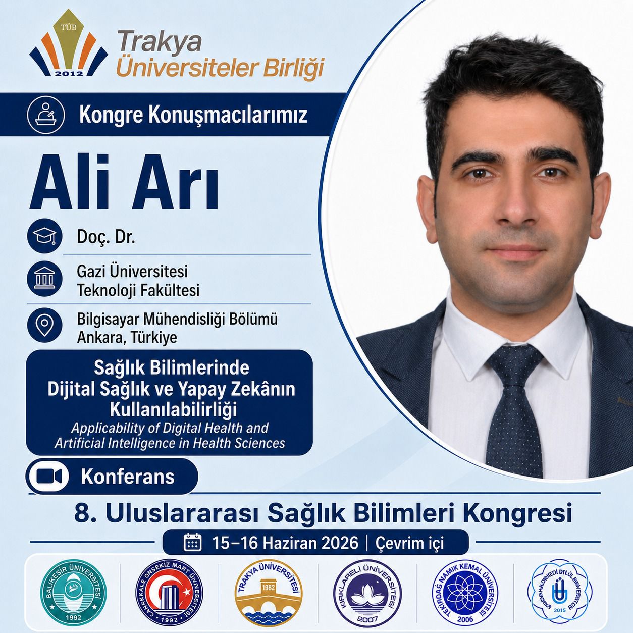8. Uluslararası Trakya Üniversiteler Birliği Sağlık Bilimleri Kongresi’ne sayılı günler kaldı! 5