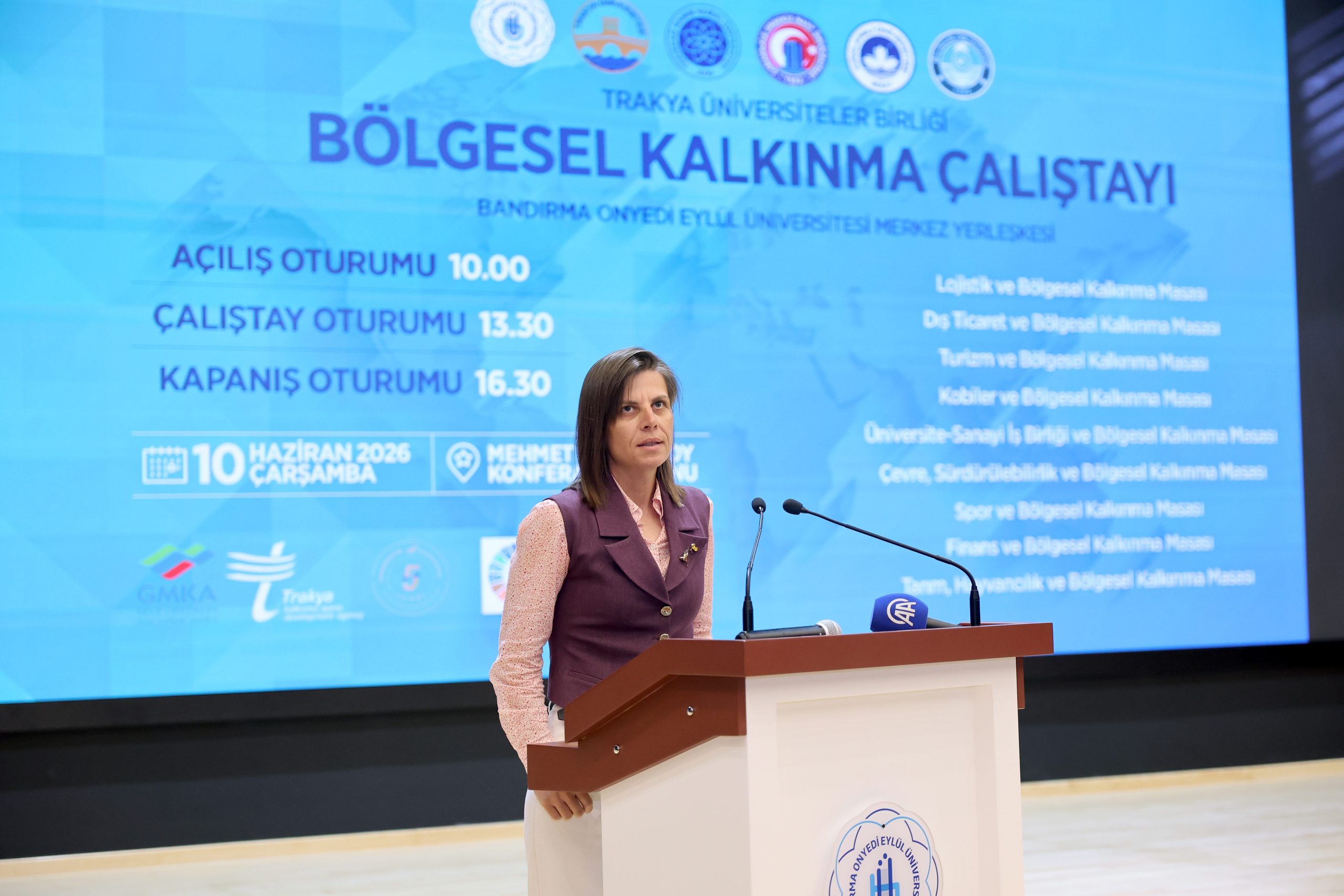 Rektör Oğurlu, Trakya Üniversiteler Birliği Bölgesel Kalkınma Çalıştayı'na Katıldı 6