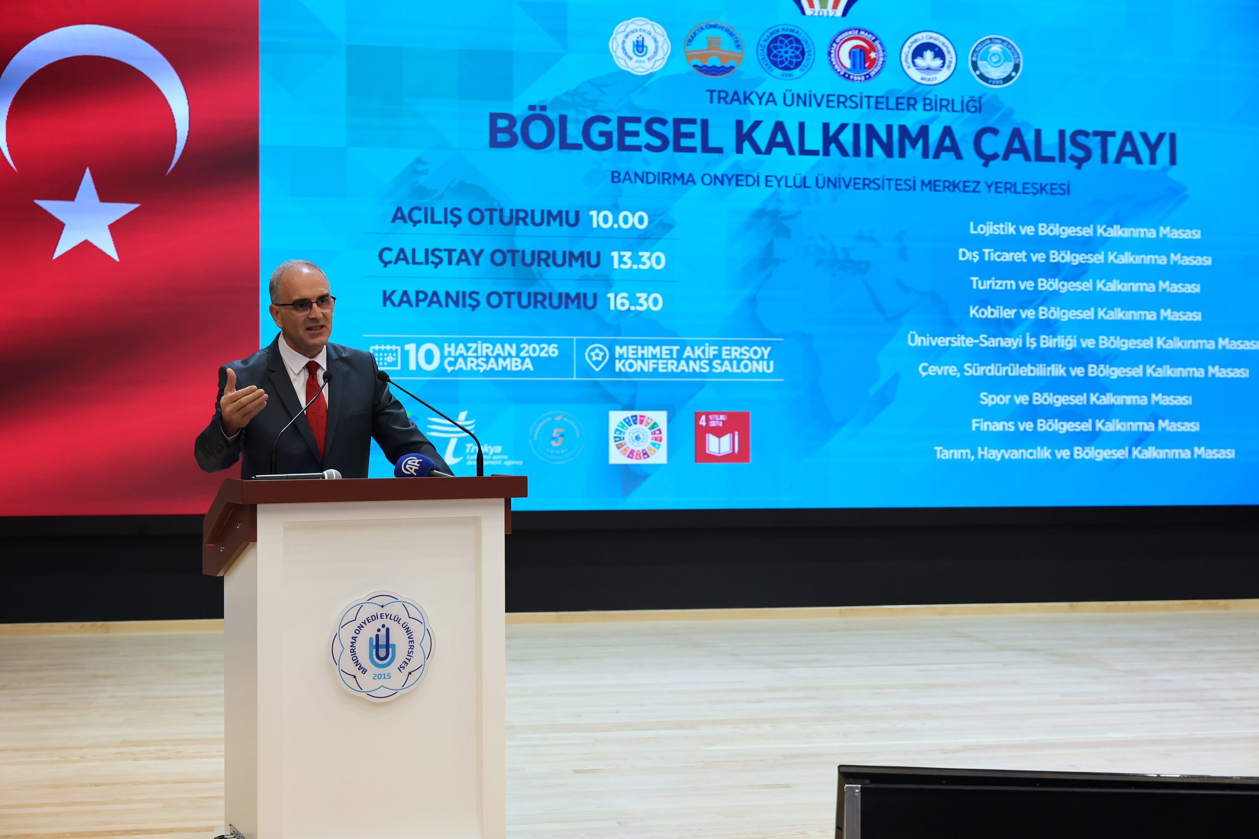 Rektör Oğurlu, Trakya Üniversiteler Birliği Bölgesel Kalkınma Çalıştayı'na Katıldı 8