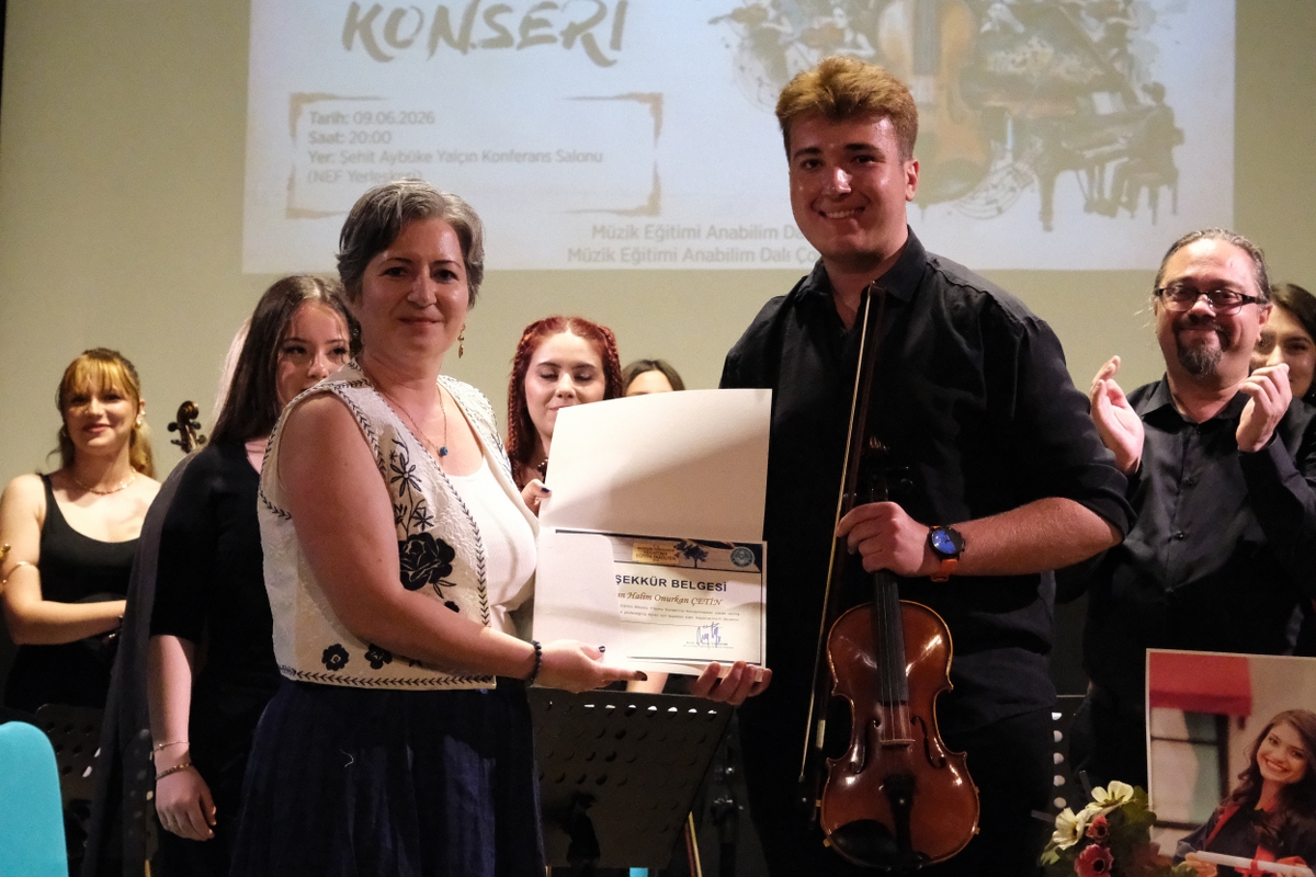 BAÜN’de Aybüke Öğretmenin Adını Taşıyan Salonda Anlamlı Konser 7