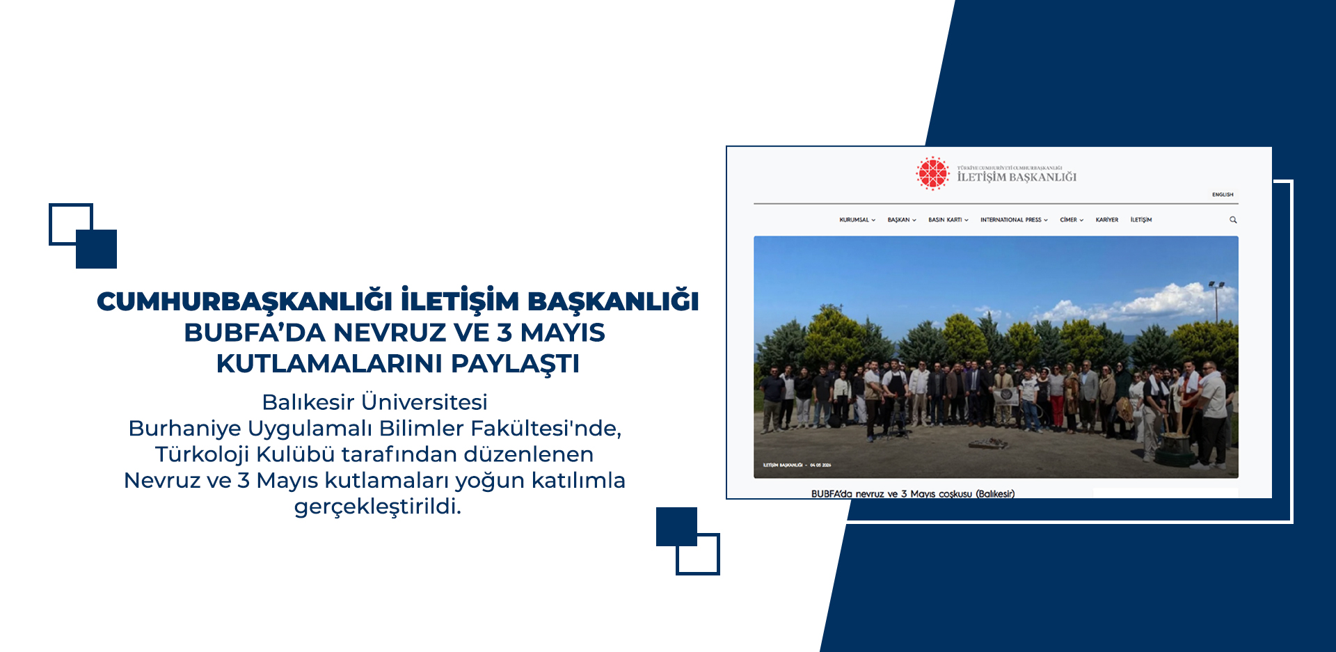 Balıkesir Üniversitesi slayt görseli