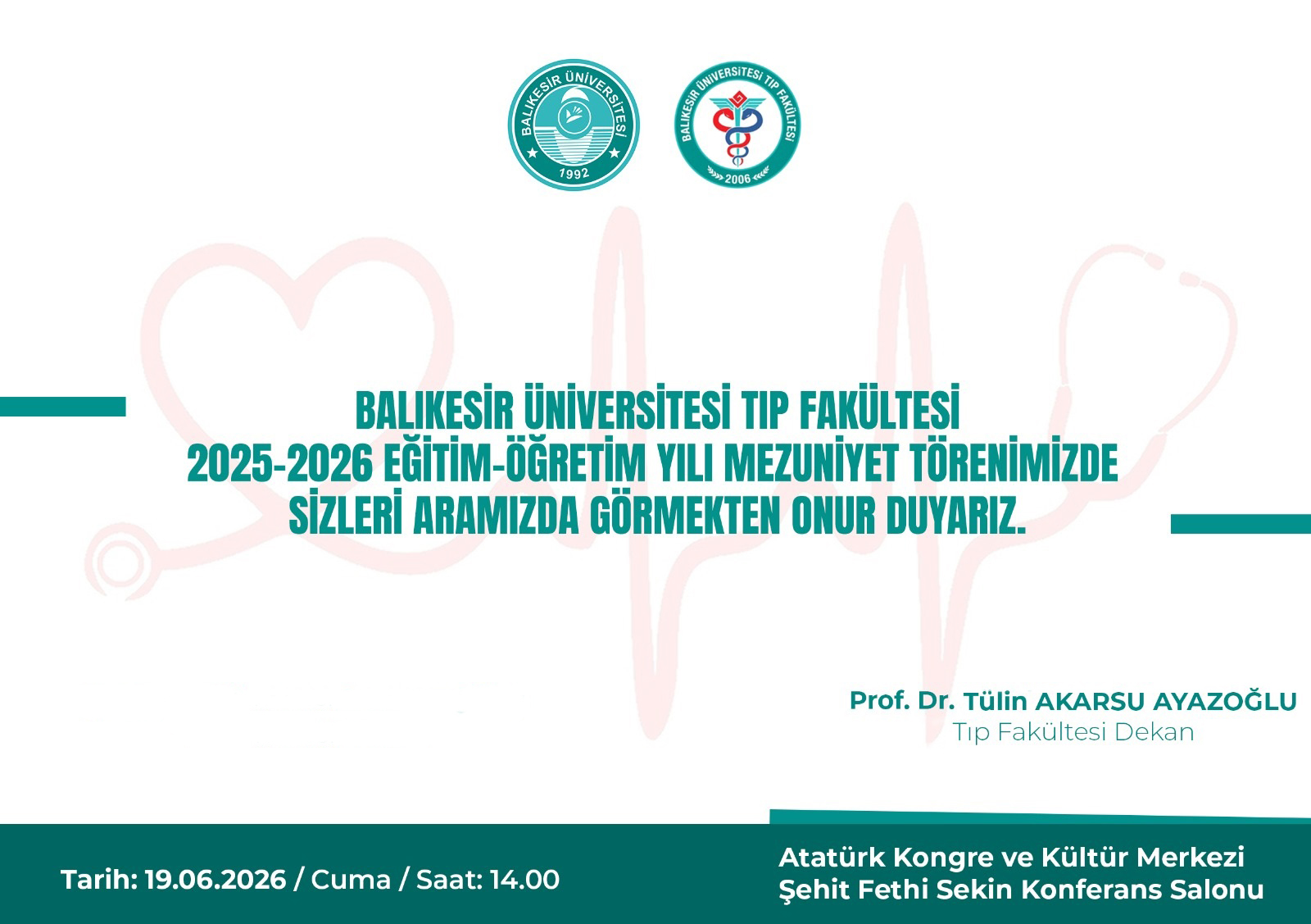 Fakültemizin 2025-2026 Eğitim-Öğretim Yılı Mezuniyet Töreni 1