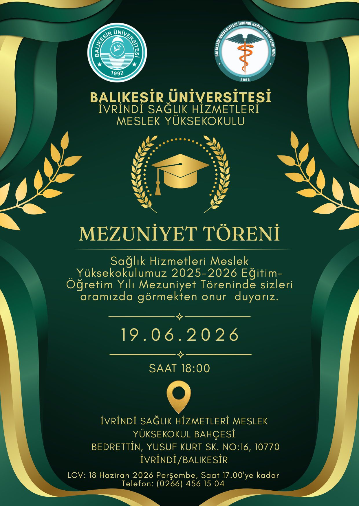 2025-2026 Eğitim-Öğretim Yılı Mezuniyet Töreni 1