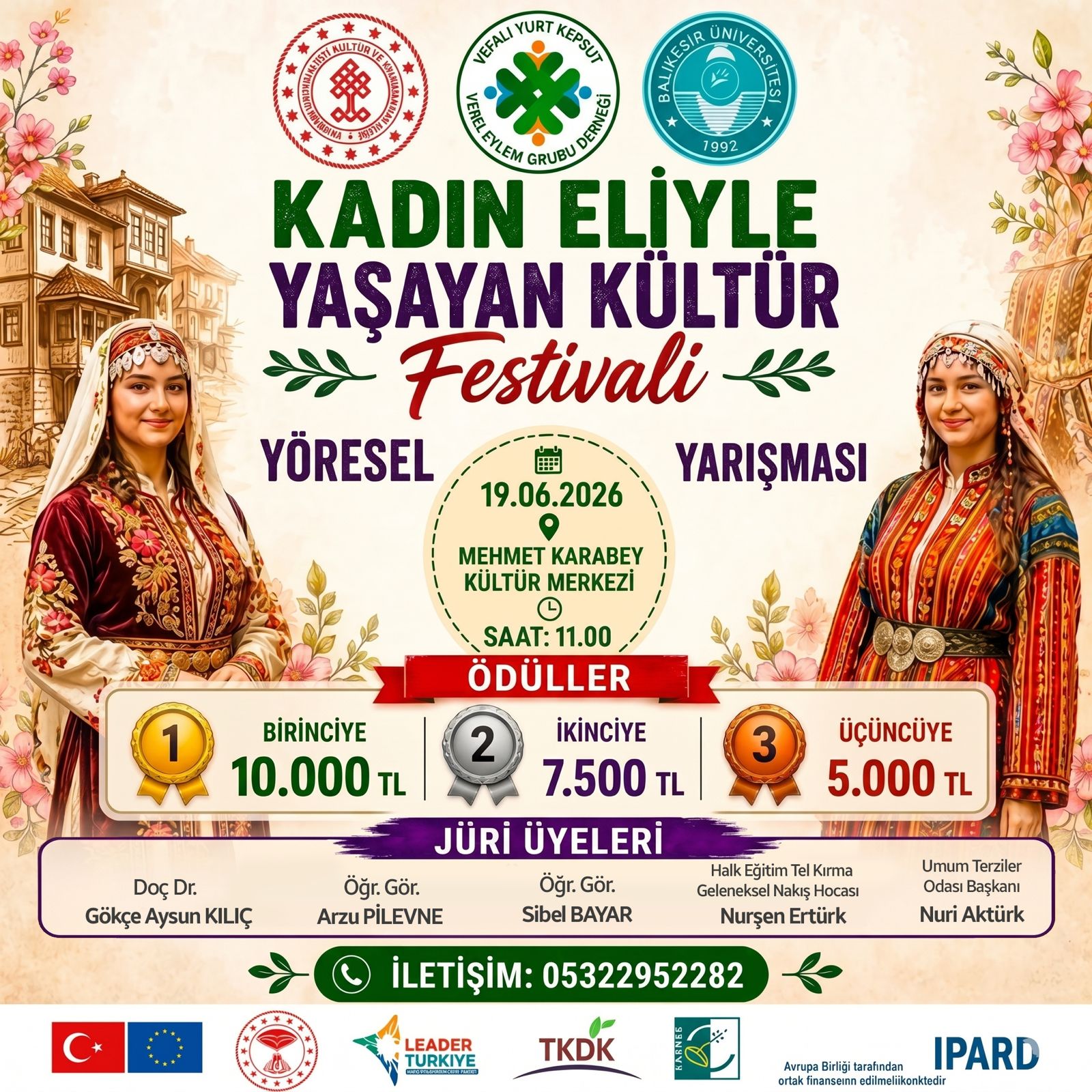 BALIKESİR MYO ÖĞRETİM ELEMANLARINDAN KÜLTÜR FESTİVALİNE DESTEK