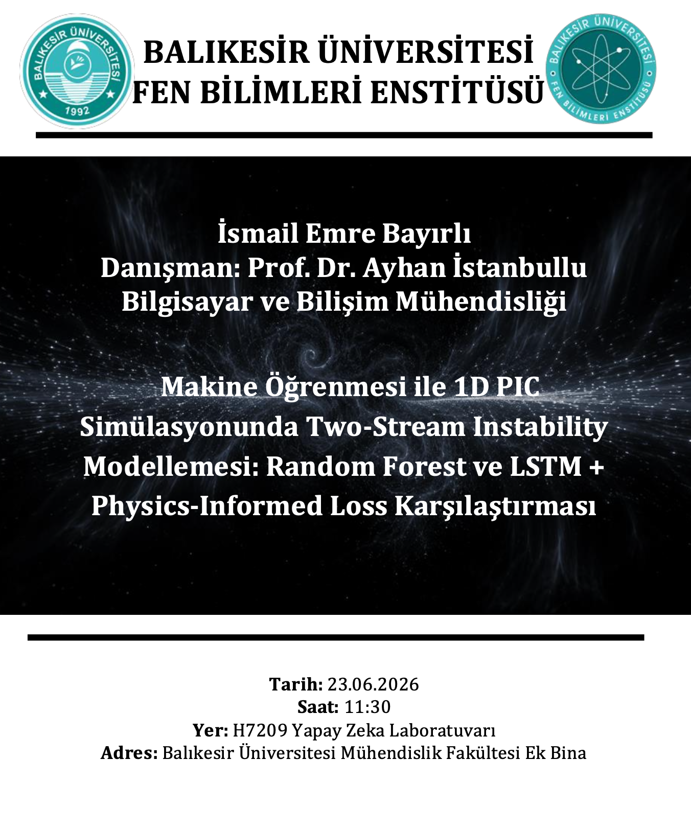 Yüksek Lisans Seminer Duyurusu 3