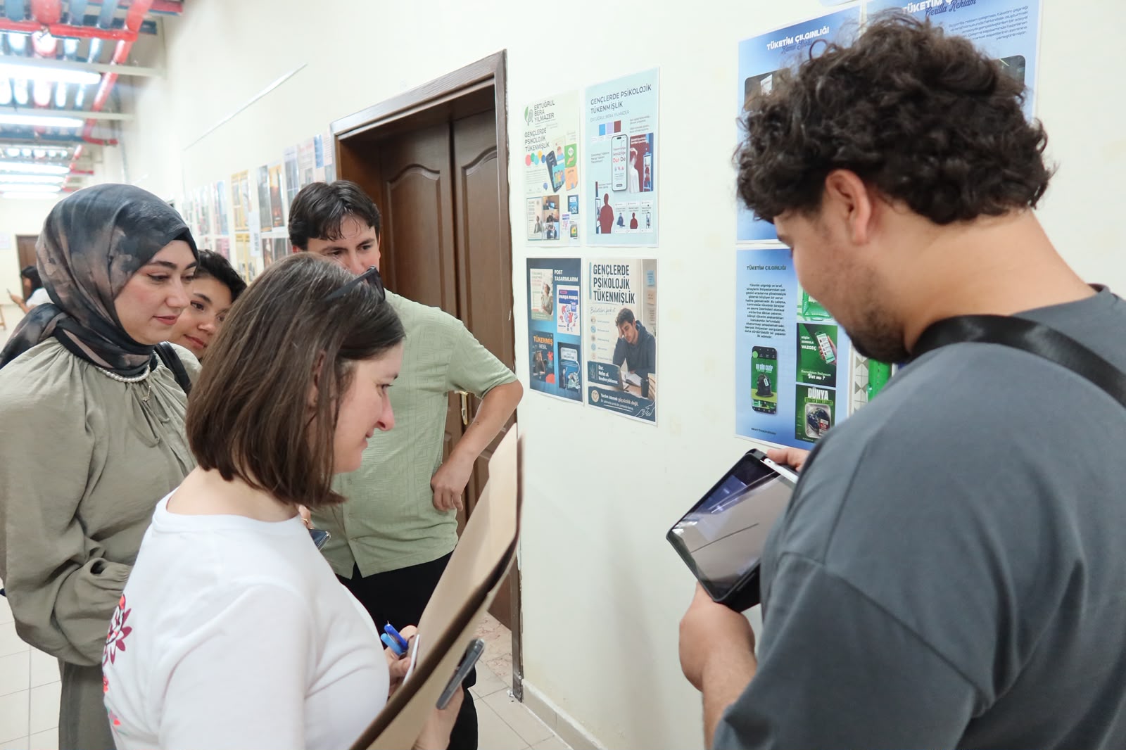 The "Social Awareness" Graphic Design Project Exhibition, prepared by our students under the supervision of Assoc. Prof. Dr. Öznur Işır, met with visitors. 19