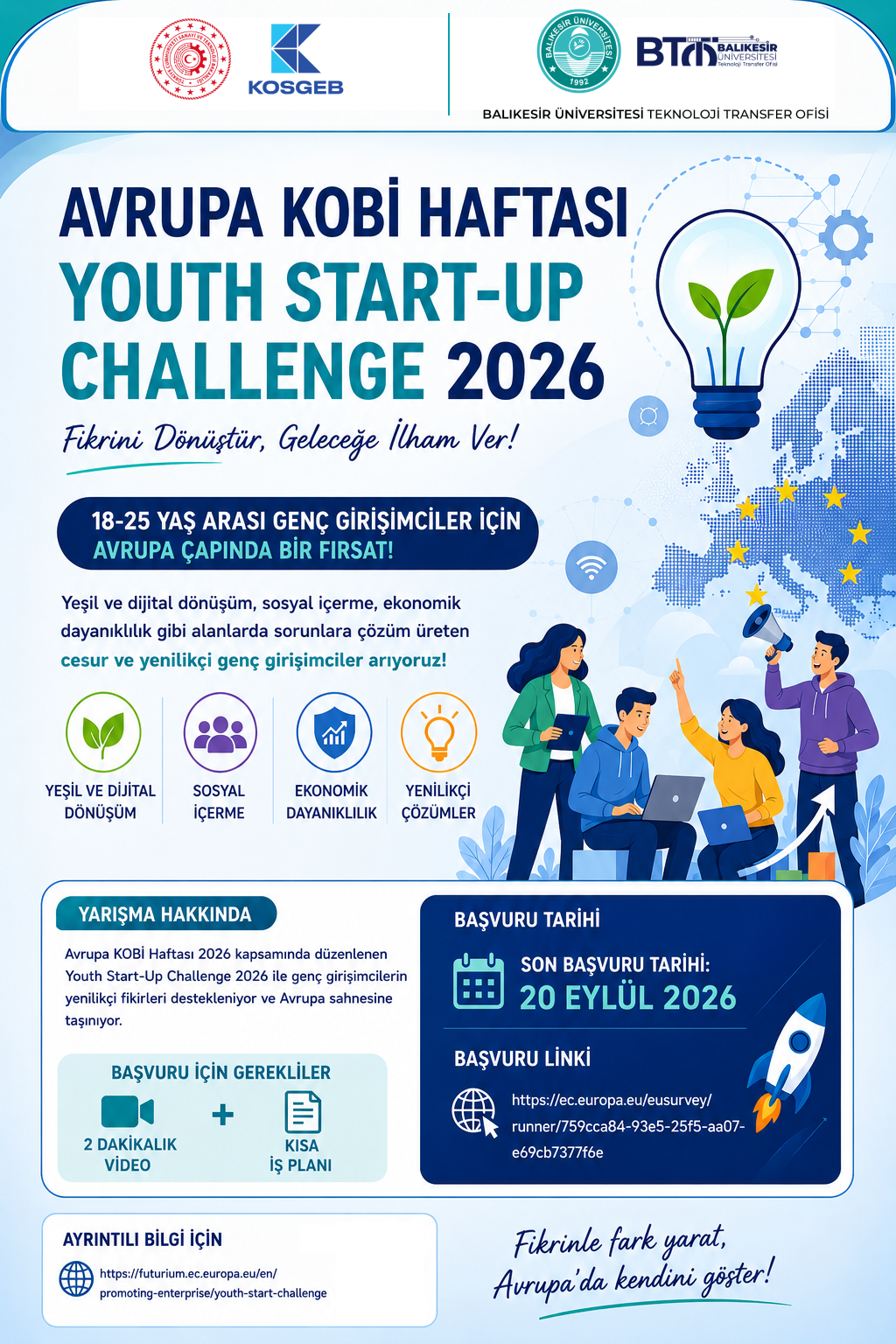 Avrupa KOBİ Haftası – Youth Start-Up Challenge 2026 1