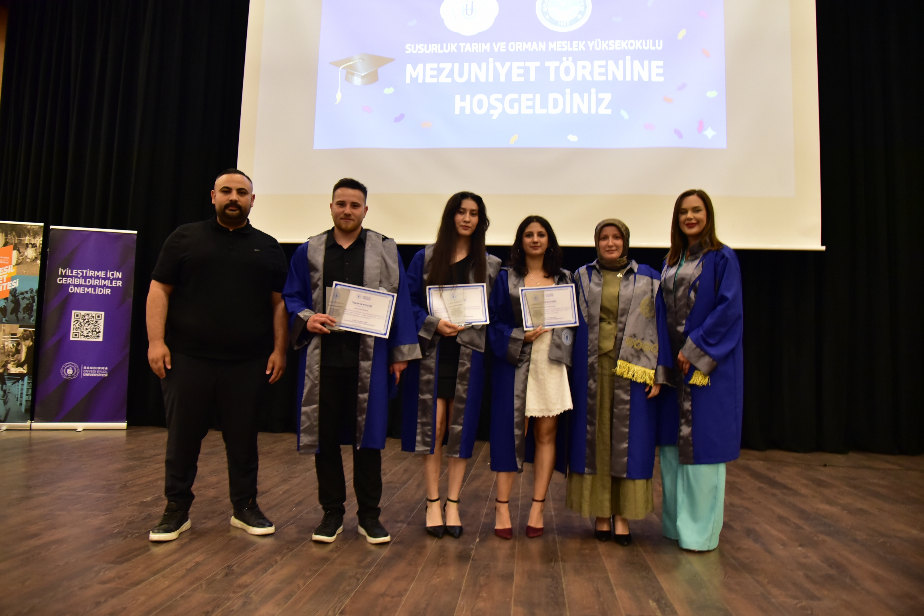 Susurluk Tarım ve Orman Meslek Yüksekokulunda Mezuniyet Heyecanı 13