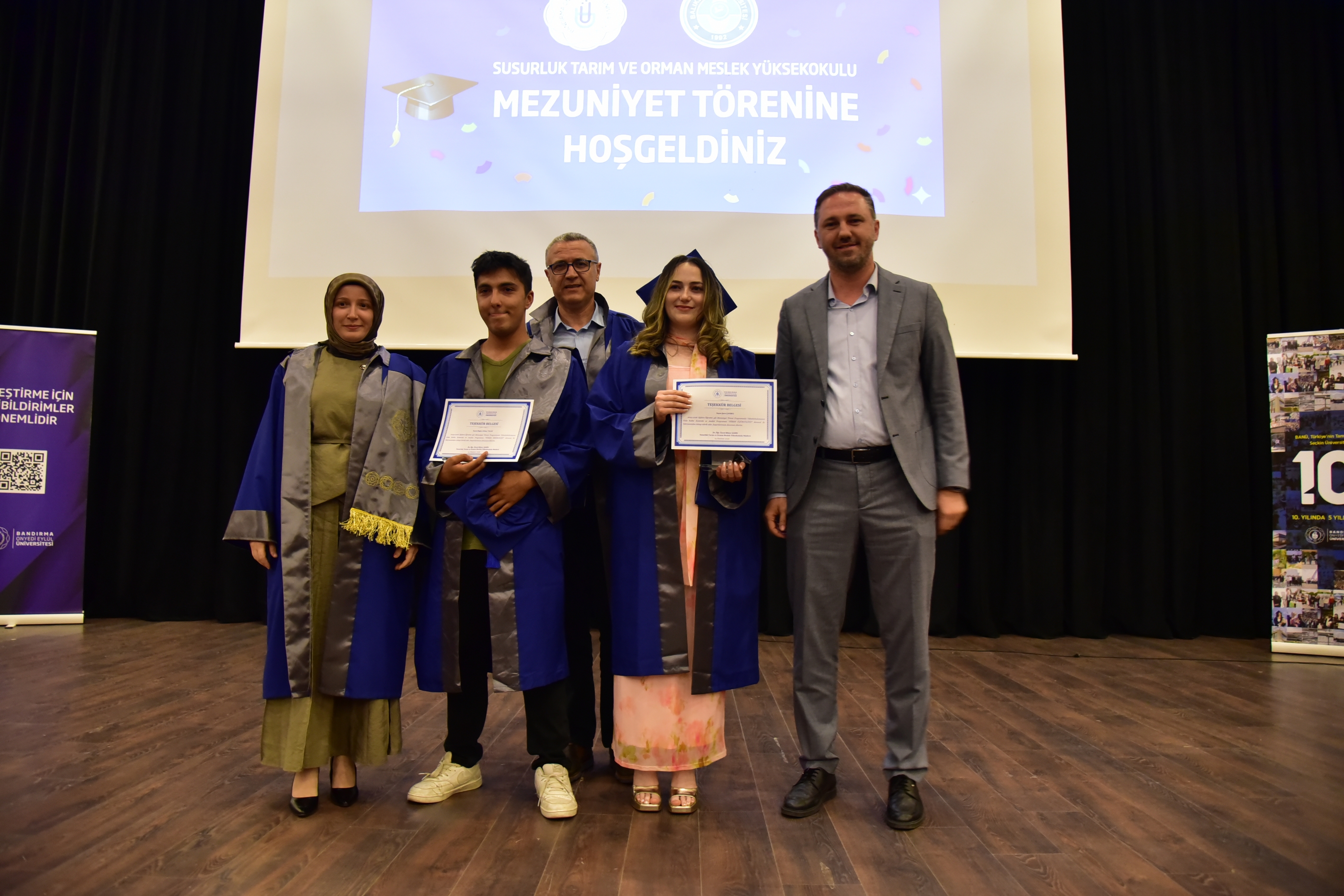 Susurluk Tarım ve Orman Meslek Yüksekokulunda Mezuniyet Heyecanı 12