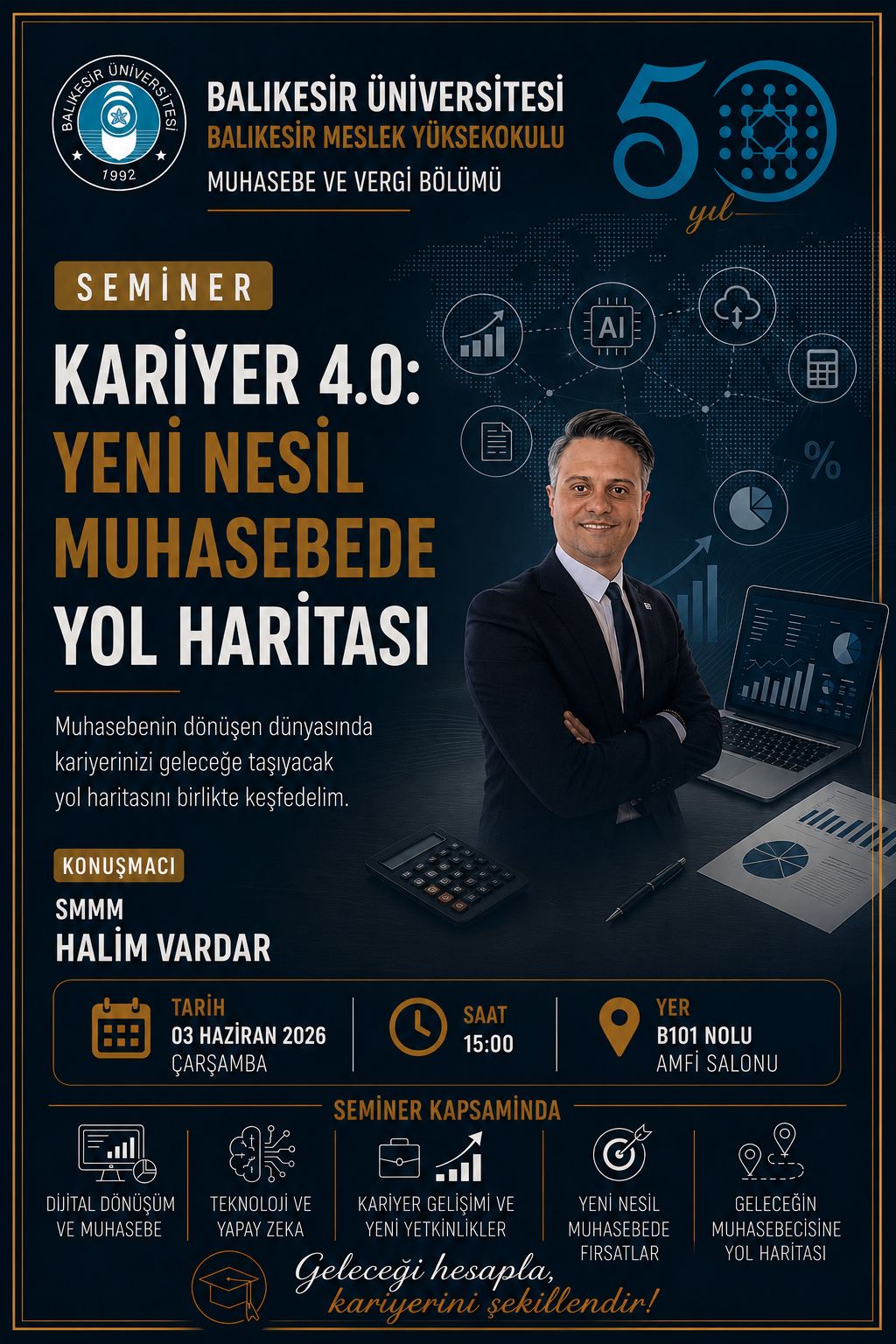 Kariyer 4.0: Yeni Nesil Muhasebede Yol Haritası Semineri Düzenlendi
