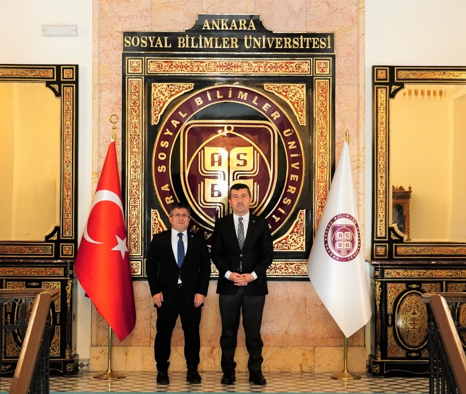 BAÜN Rektörü Oğurlu’dan Ankara Sosyal Bilimler Üniversitesine Ziyaret 1