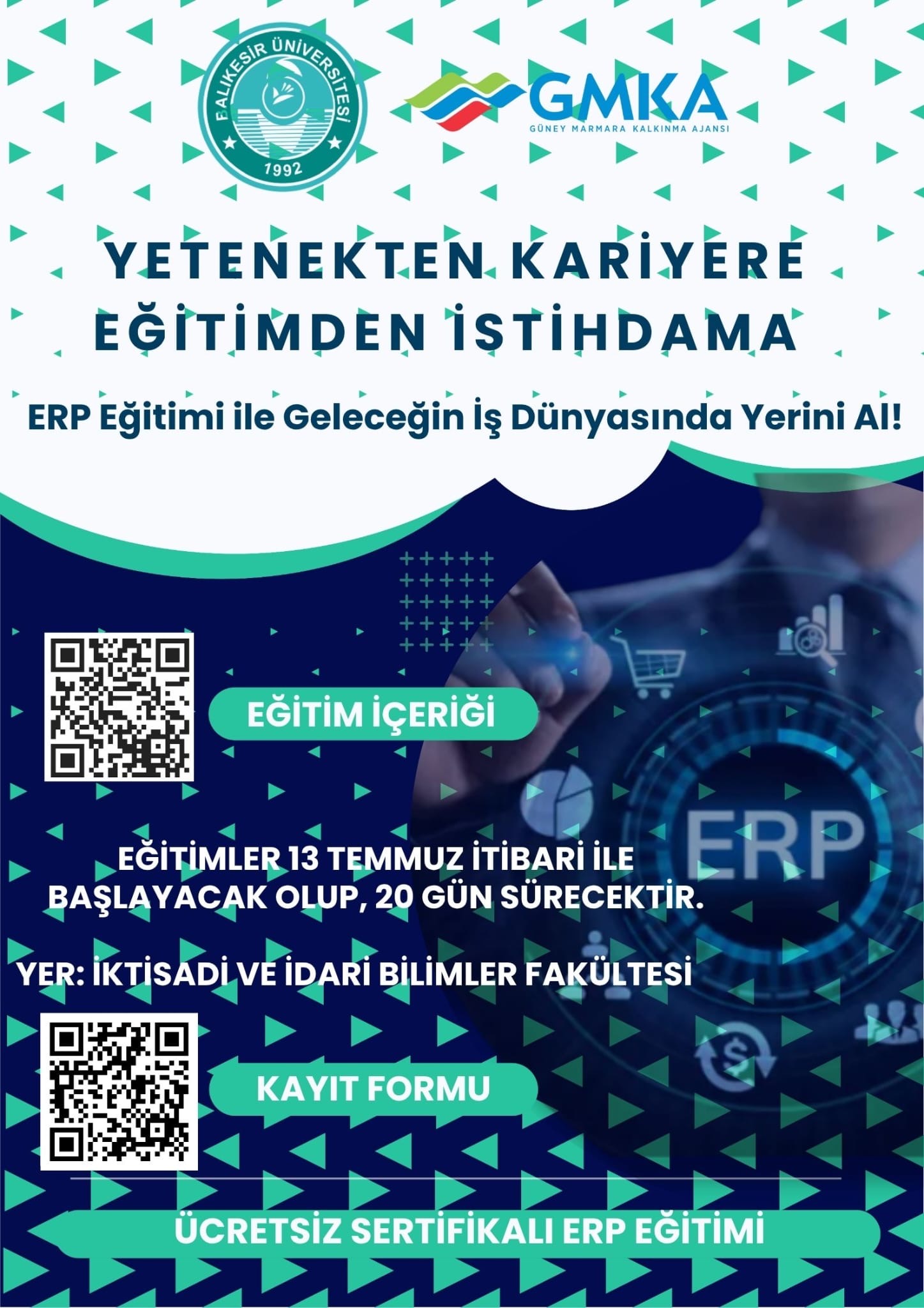 Ücretsiz Sertifikalı ERP Eğitimi Başlıyor