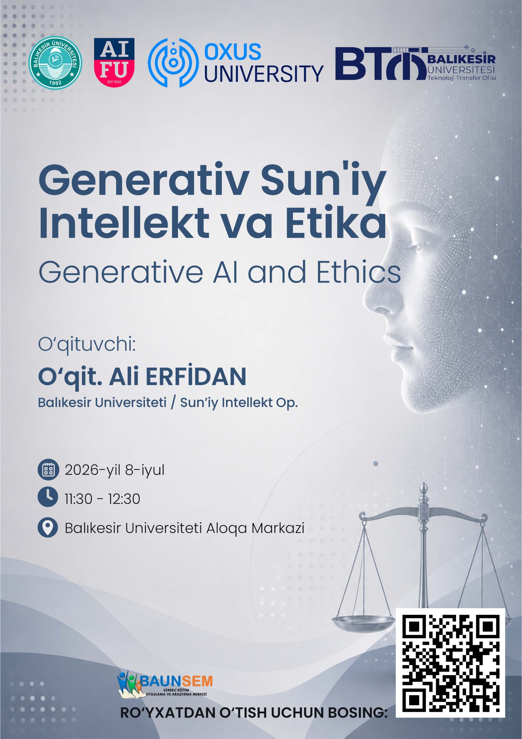 "Üretken Yapay Zeka ve Etik" Eğitimi - 2 3